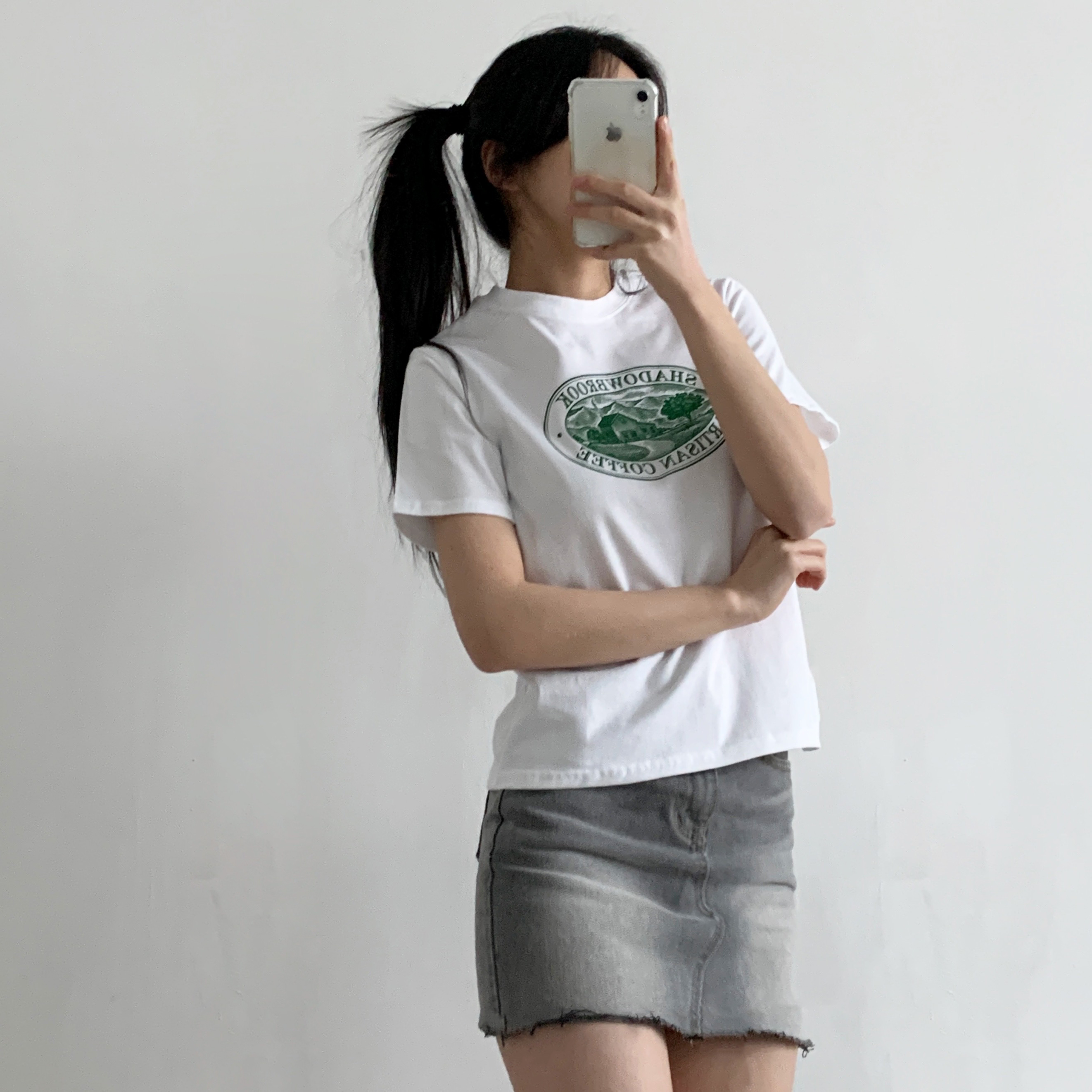 ラウンドネックプリントTシャツ | 詳細画像8