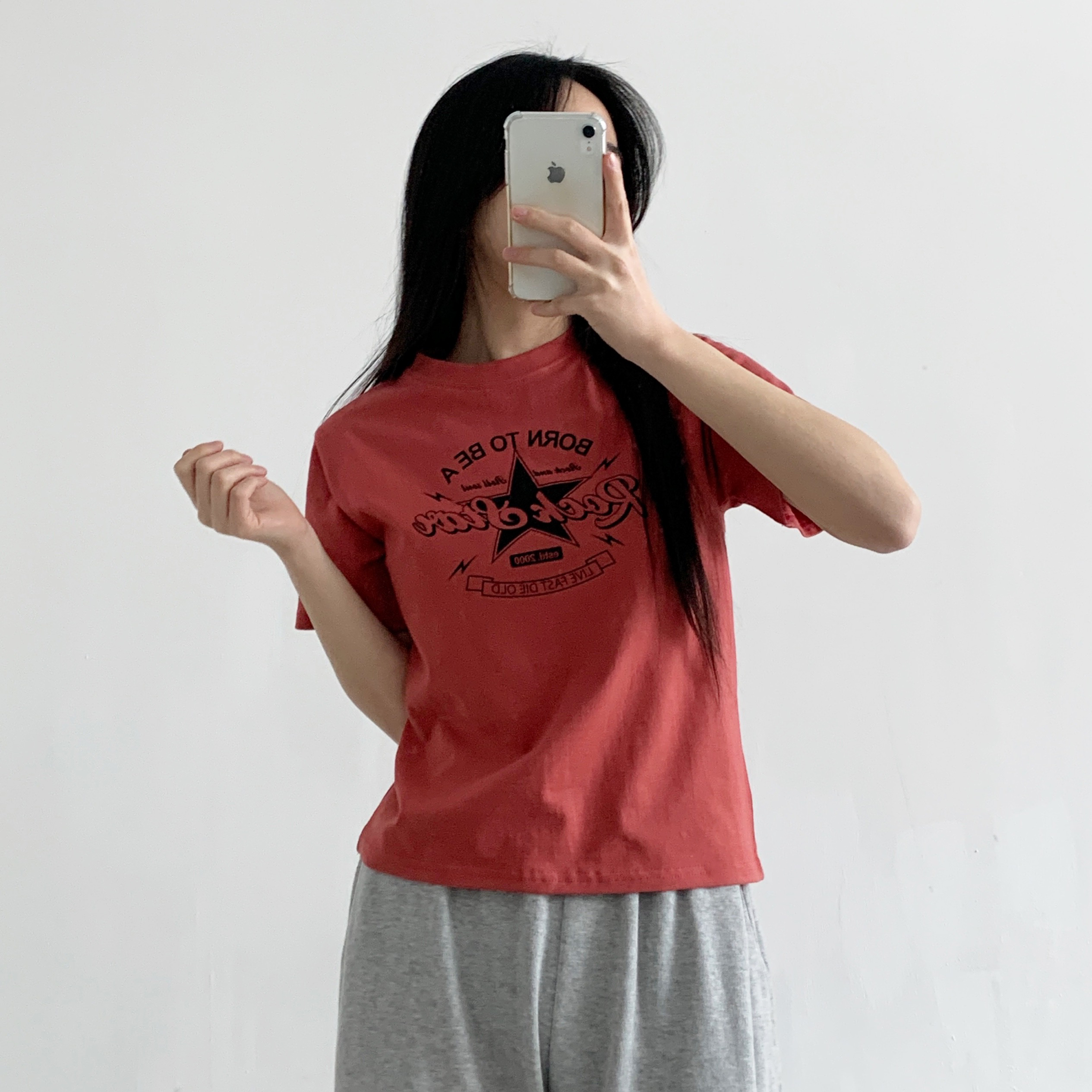 ラウンドネックプリントTシャツ | 詳細画像2