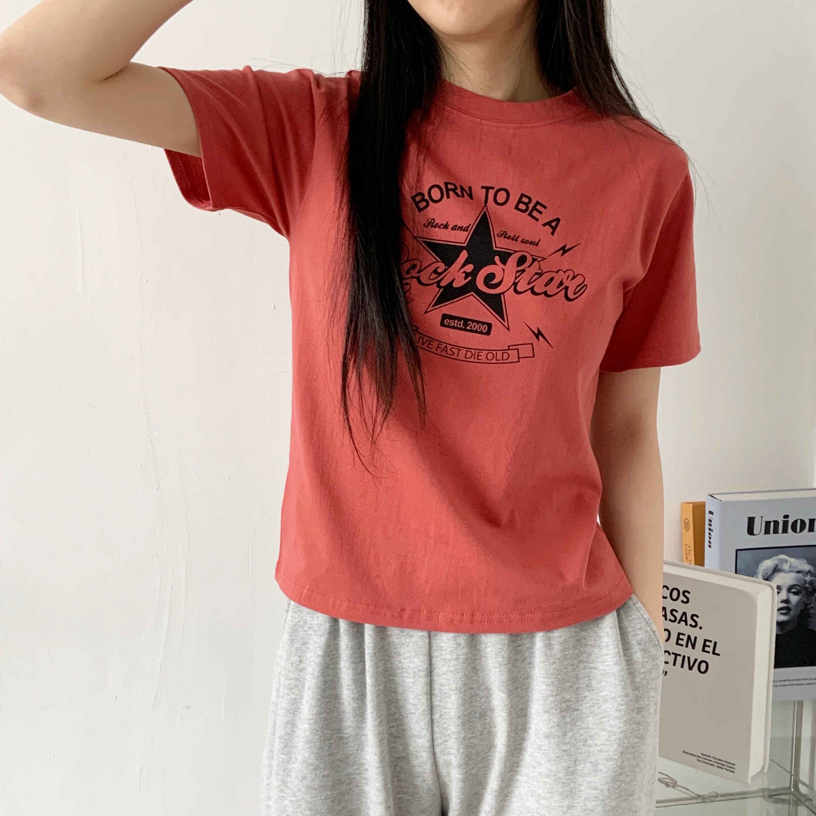 ラウンドネックプリントTシャツ | 詳細画像3