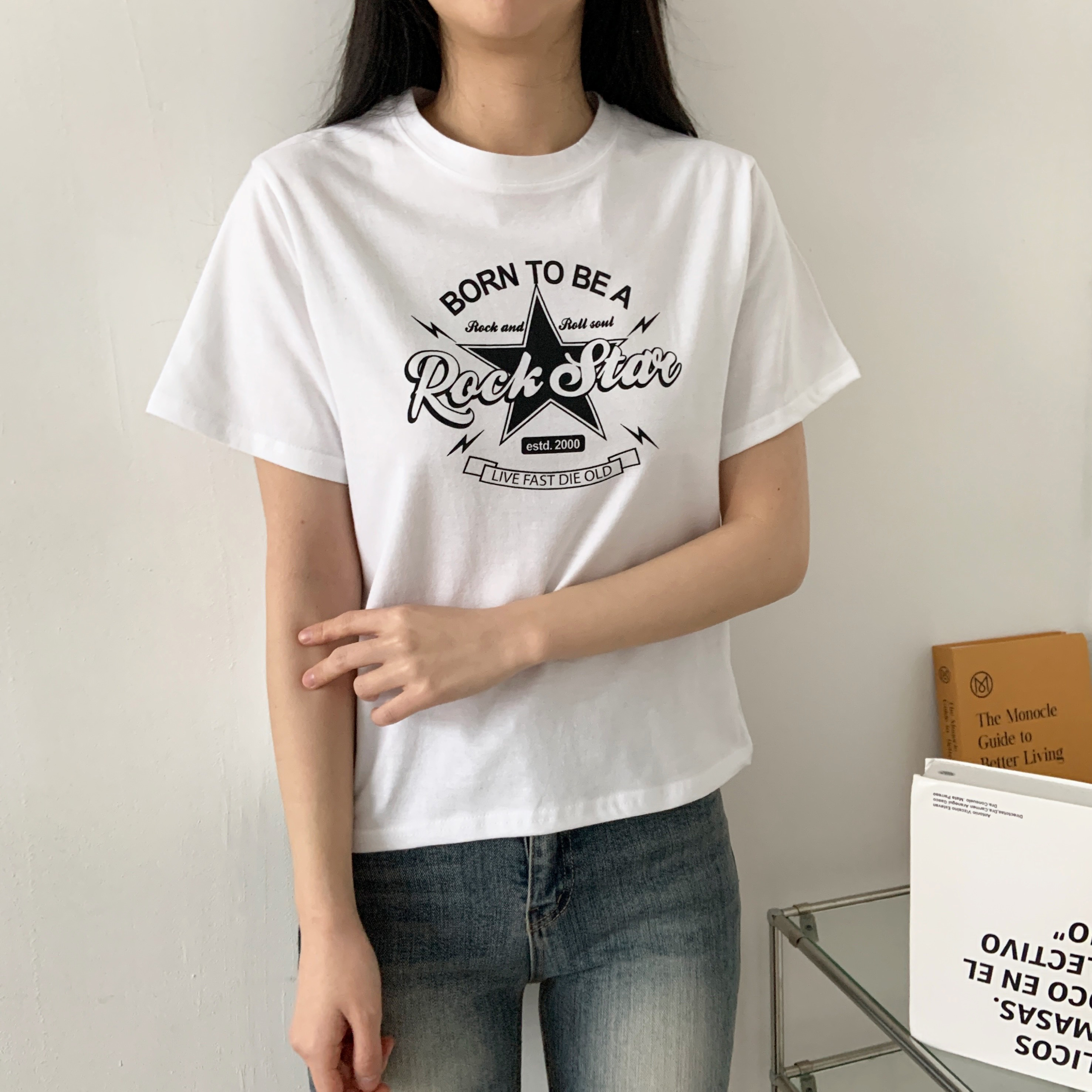 ラウンドネックプリントTシャツ | 詳細画像9