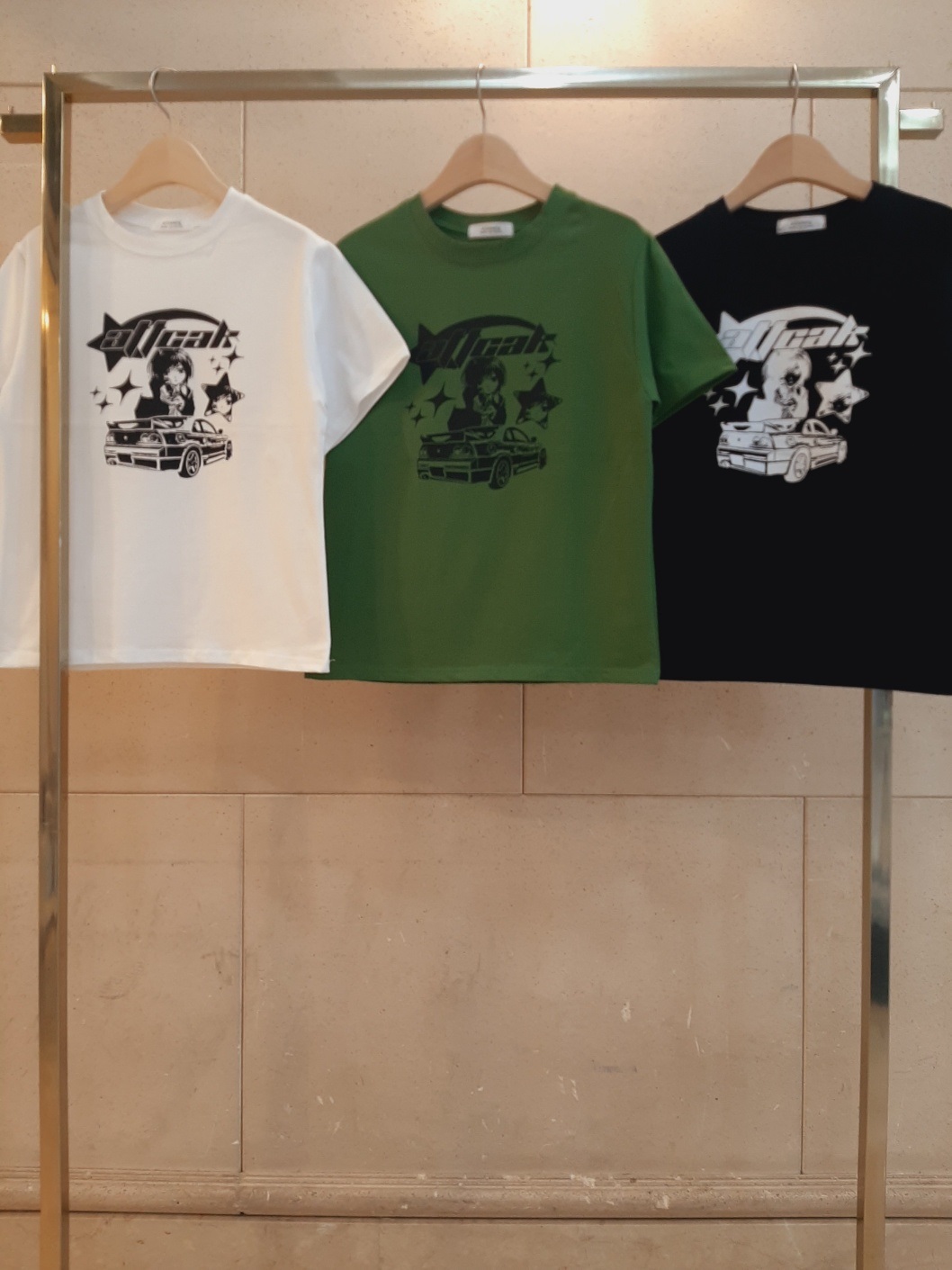 ラウンドネック半袖プリントTシャツ | 詳細画像5