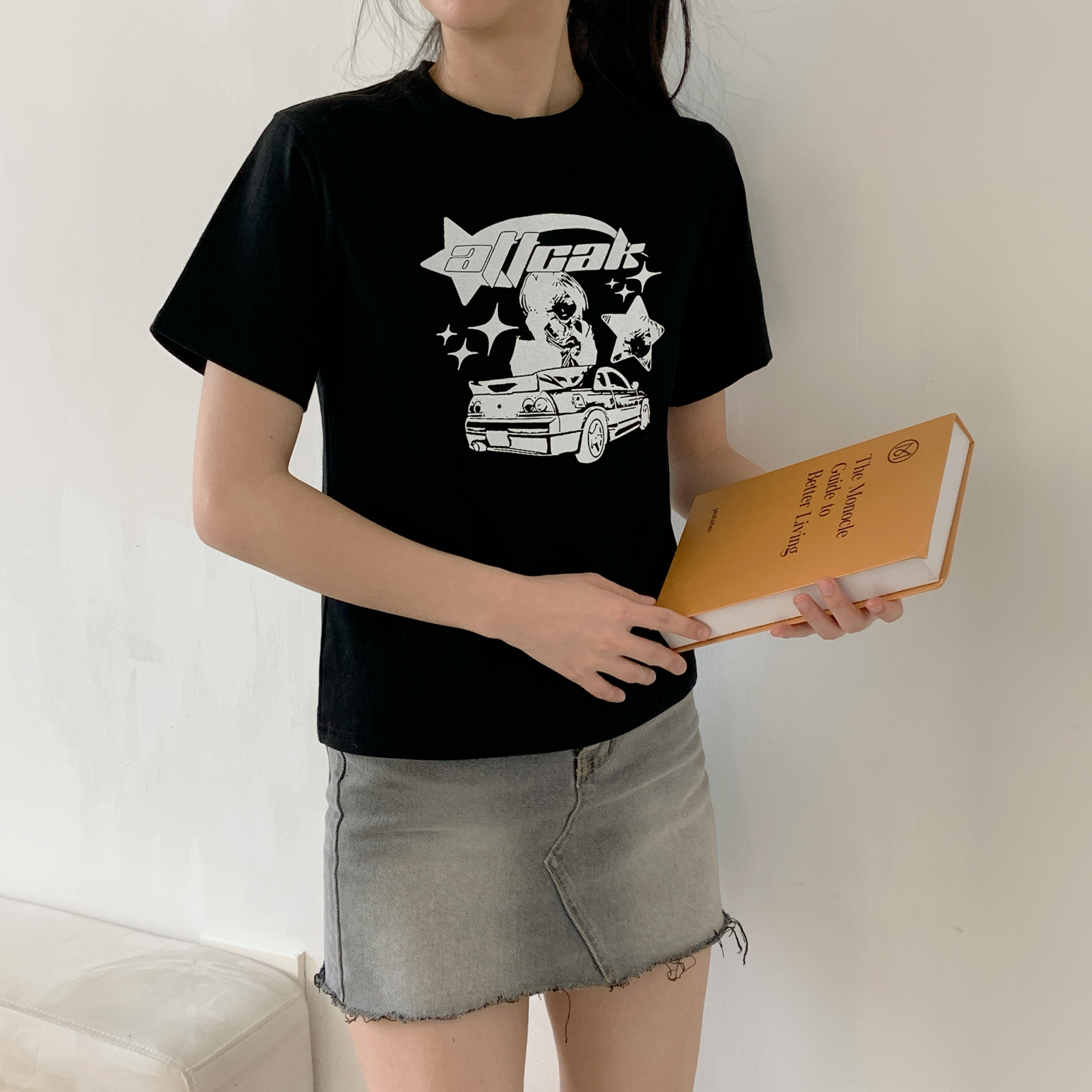 ラウンドネック半袖プリントTシャツ | 詳細画像8