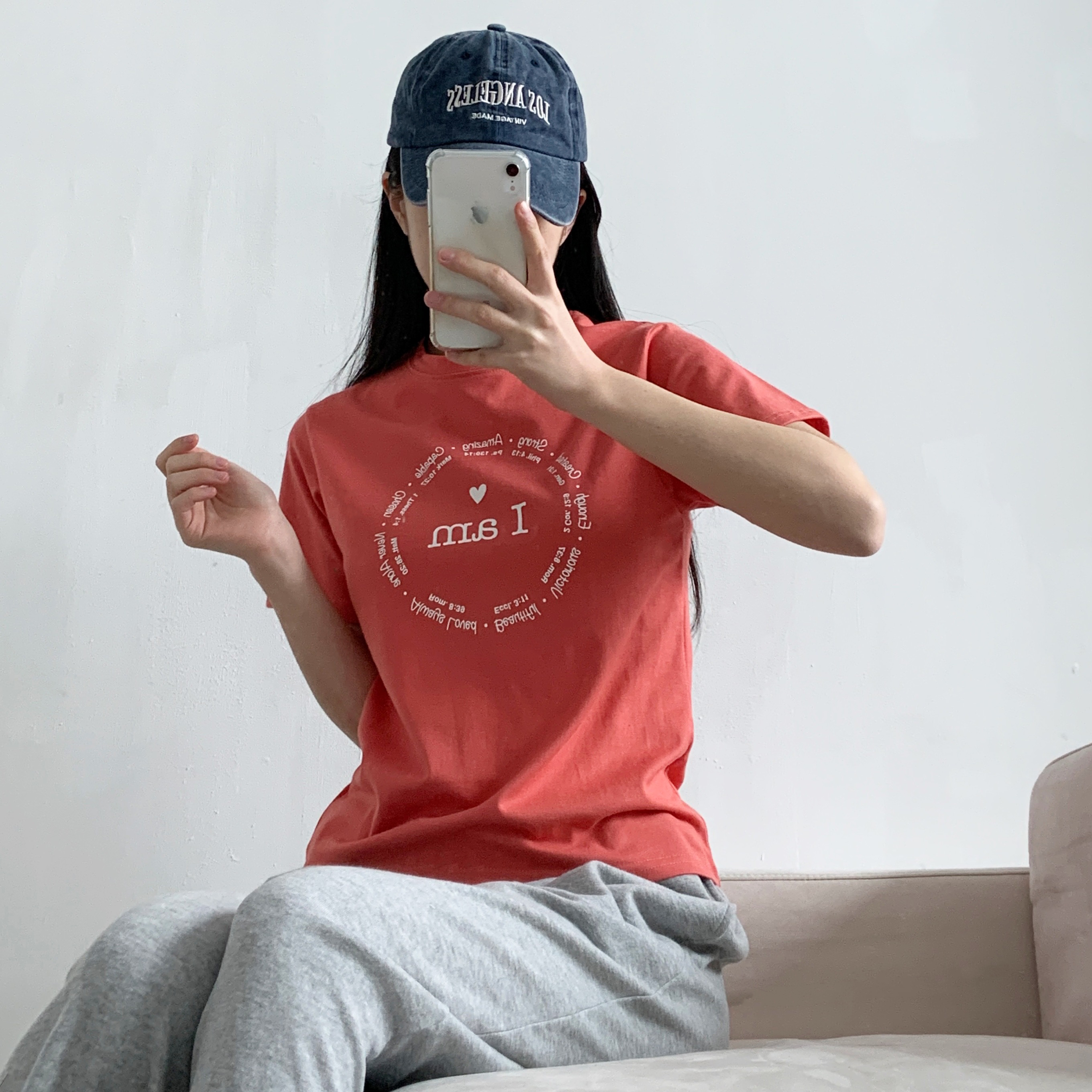 ラウンドネック半袖プリントTシャツ | 詳細画像4