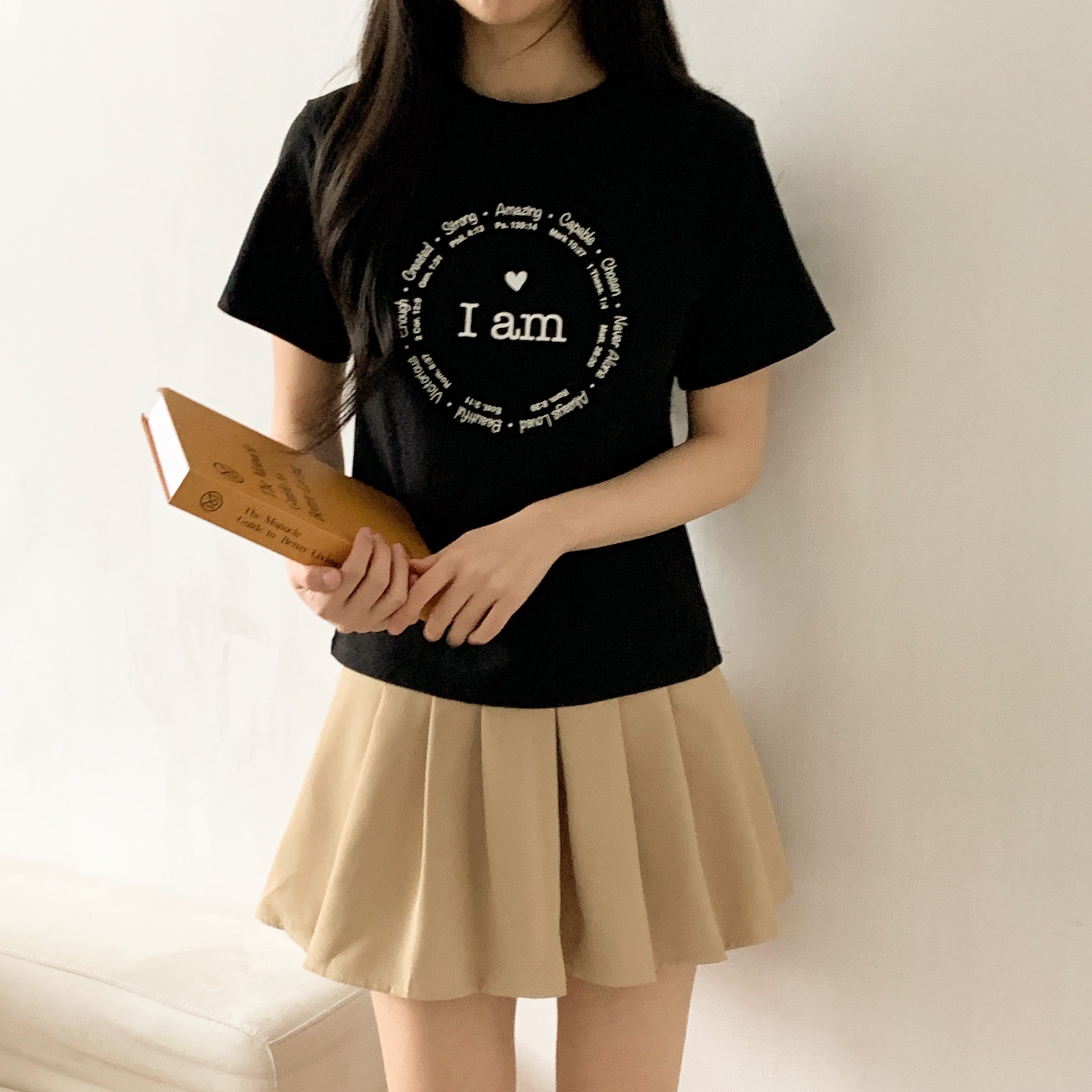 ラウンドネック半袖プリントTシャツ | 詳細画像6