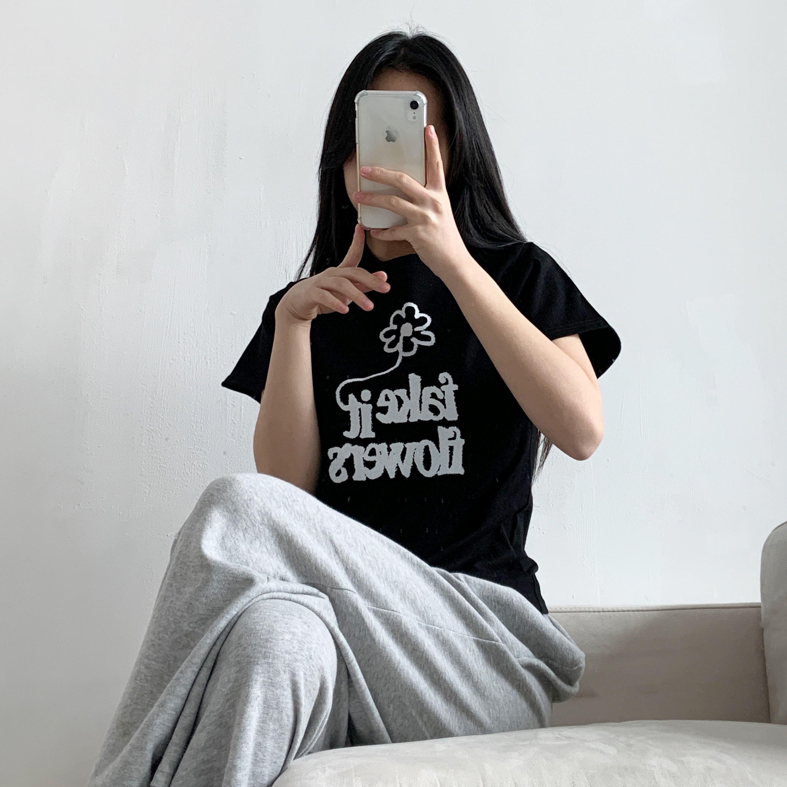 ラウンドネック半袖プリントTシャツ | 詳細画像7