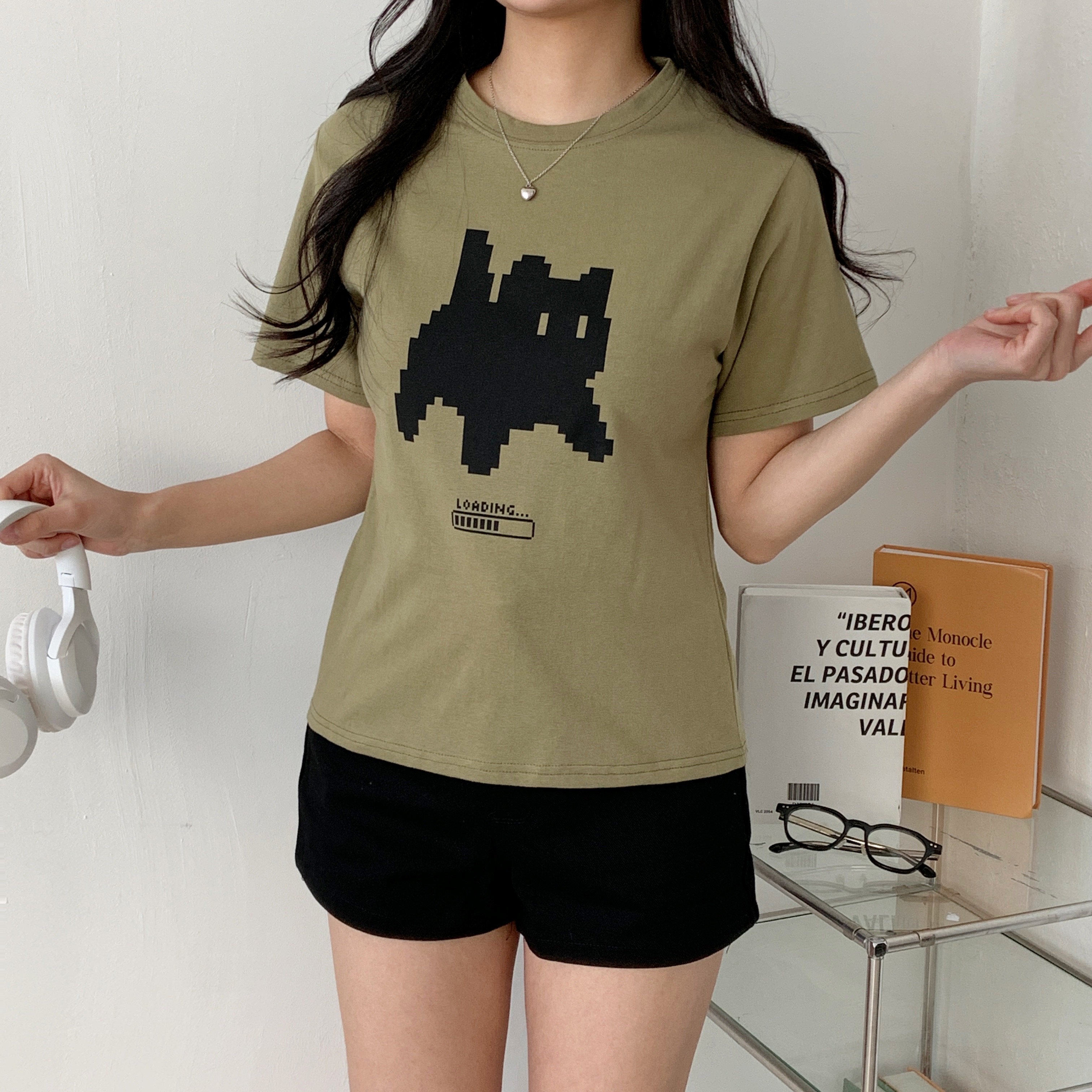 半袖プリントカラーTシャツ | 詳細画像3