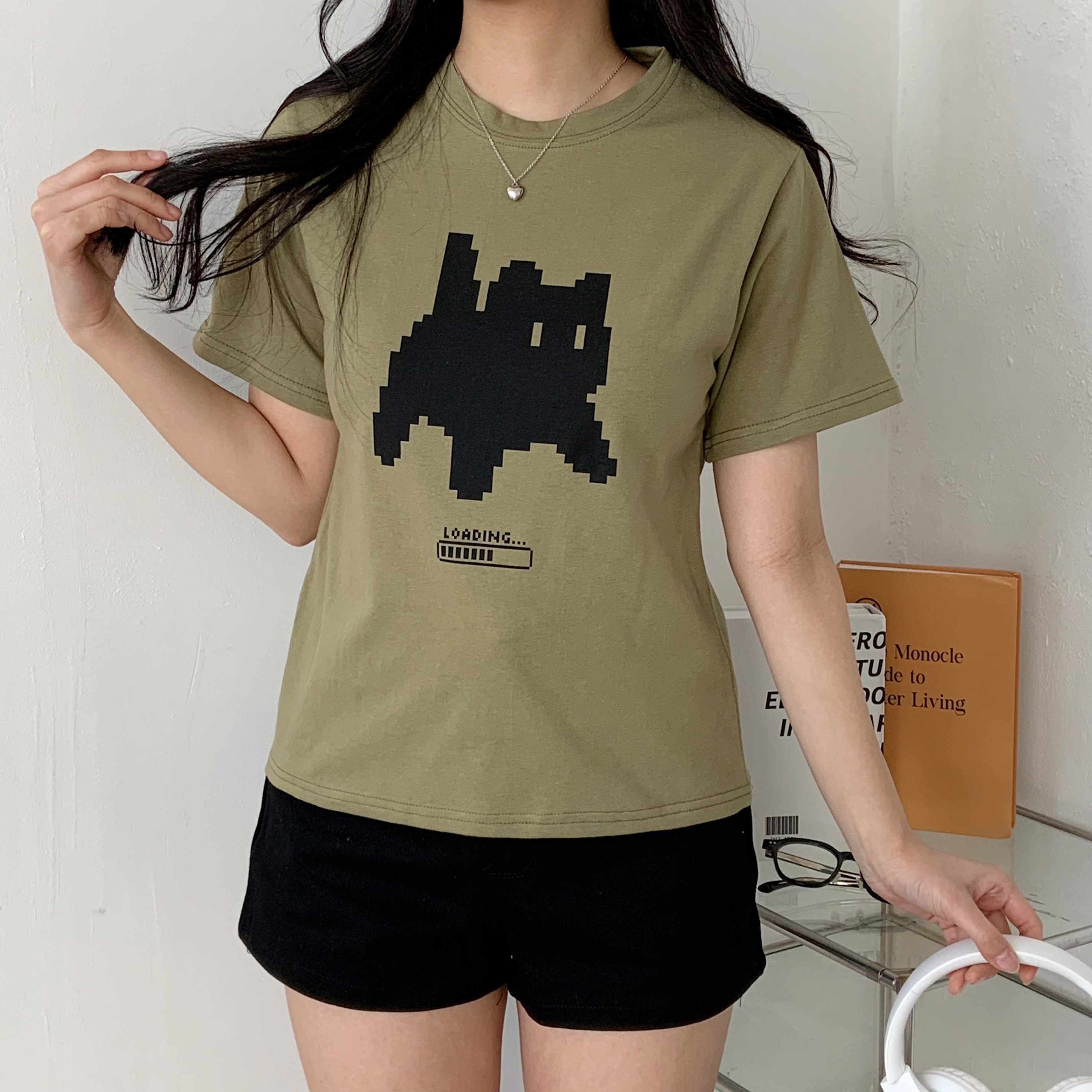 半袖プリントカラーTシャツ | 詳細画像7