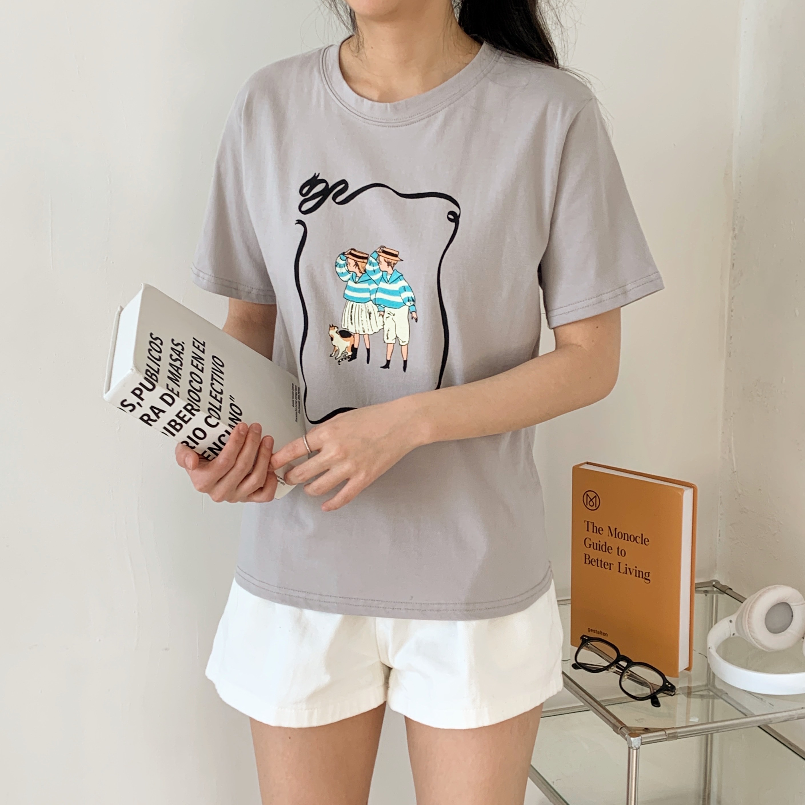 ルーズ半袖プリントTシャツ | 詳細画像9
