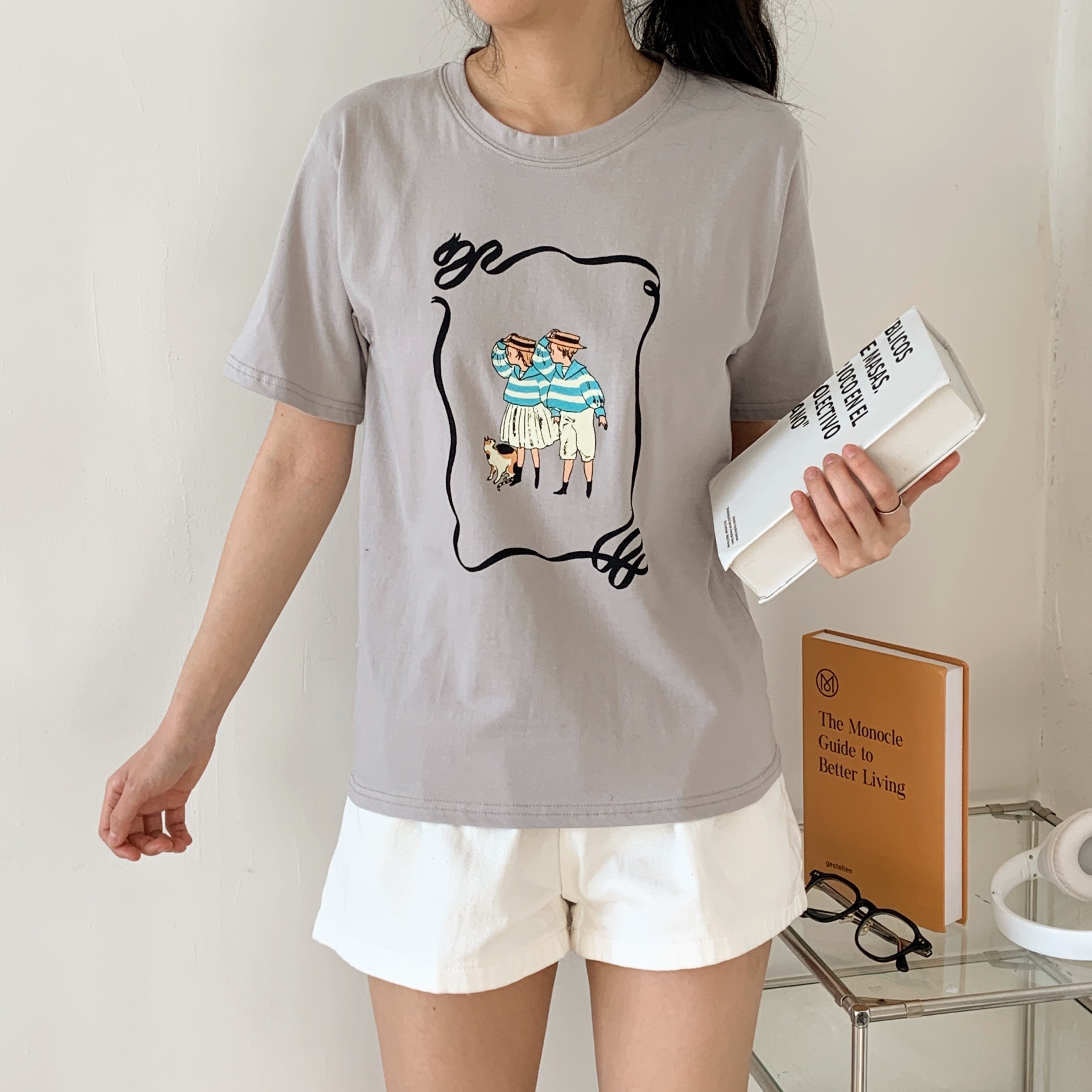 ルーズ半袖プリントTシャツ | 詳細画像10