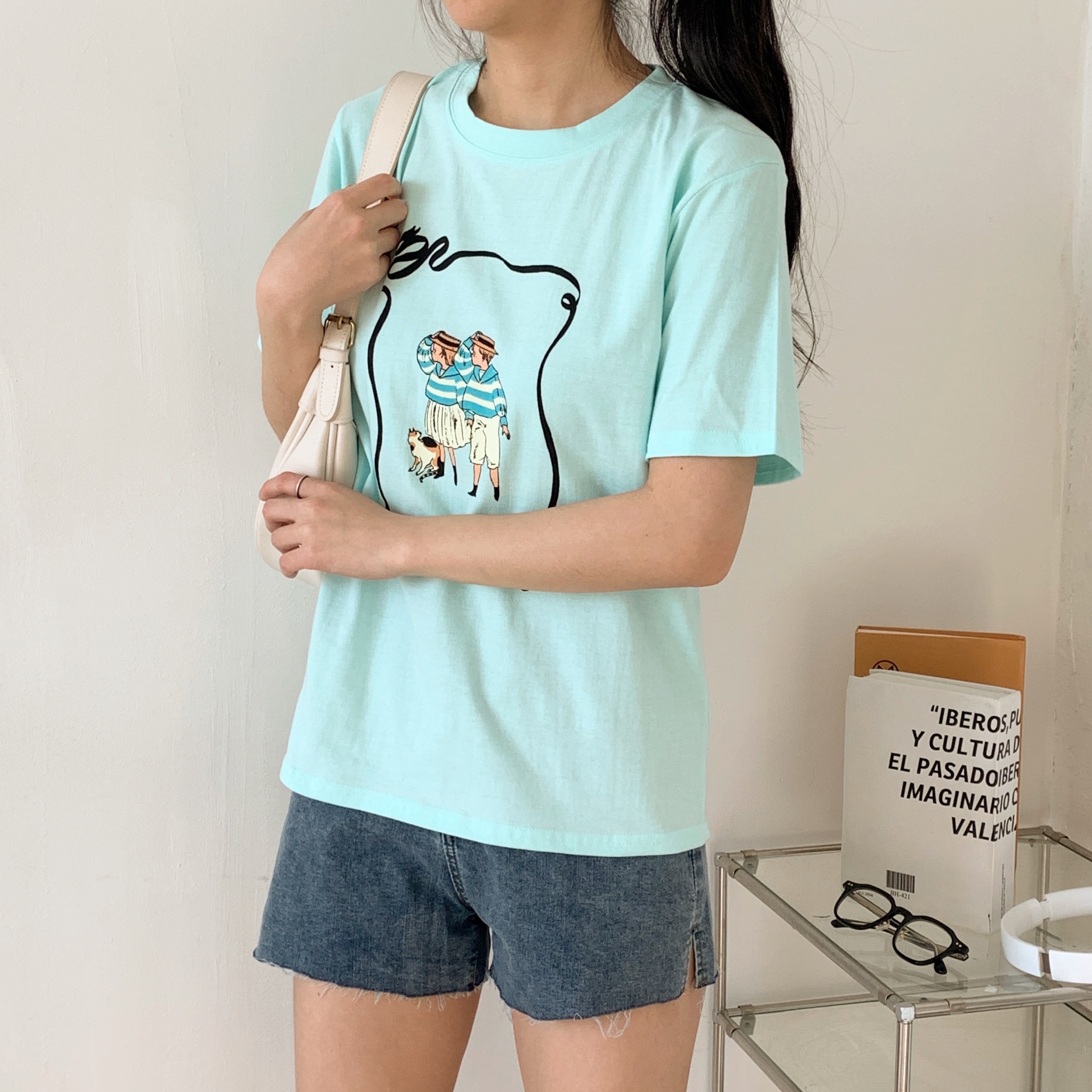 ルーズ半袖プリントTシャツ | 詳細画像13