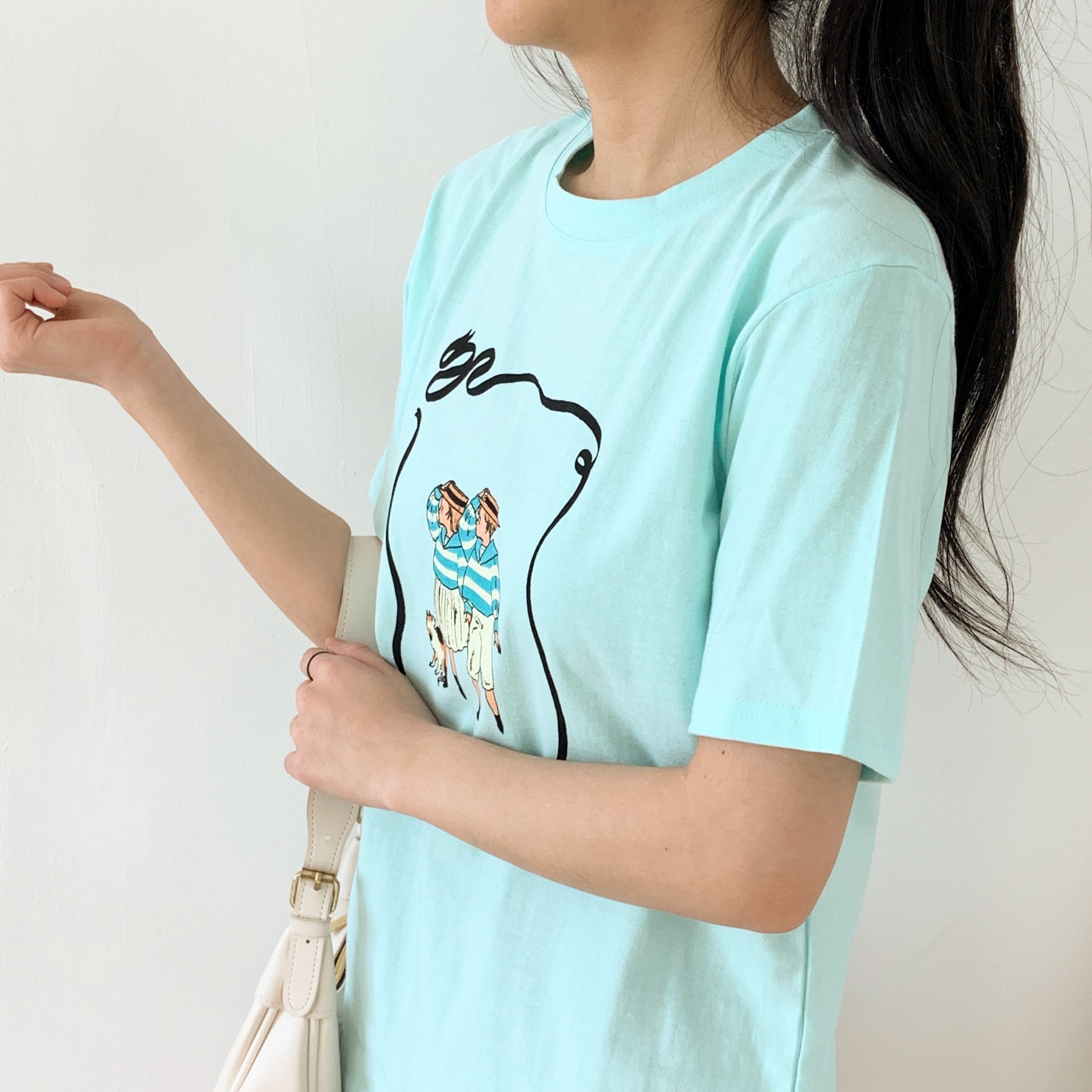 ルーズ半袖プリントTシャツ | 詳細画像14