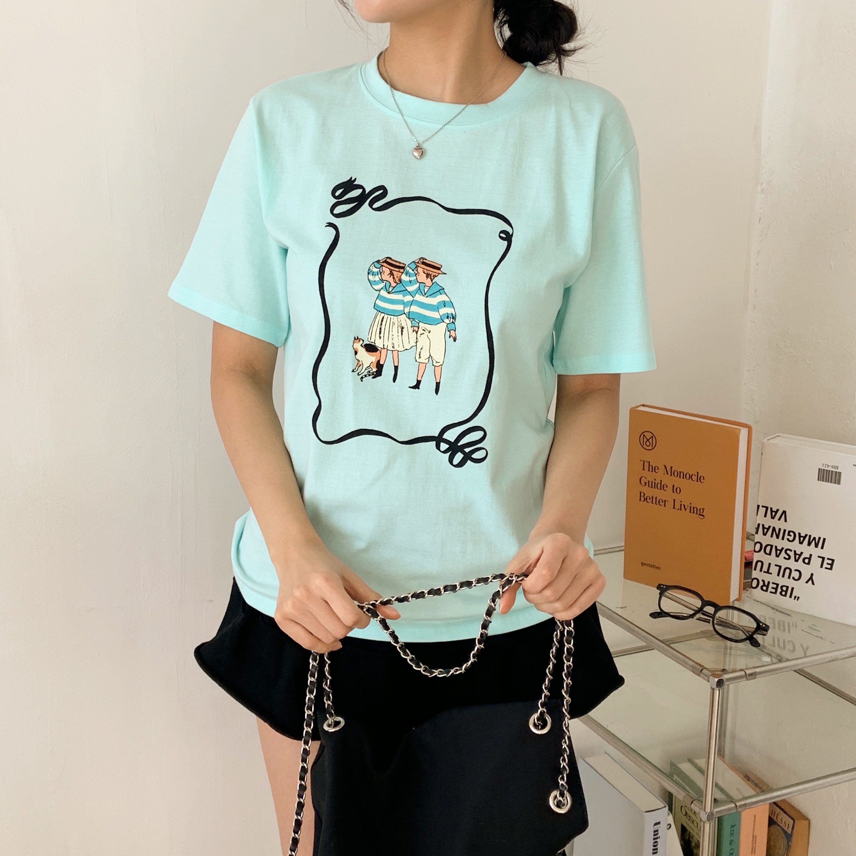 ルーズ半袖プリントTシャツ | 詳細画像16