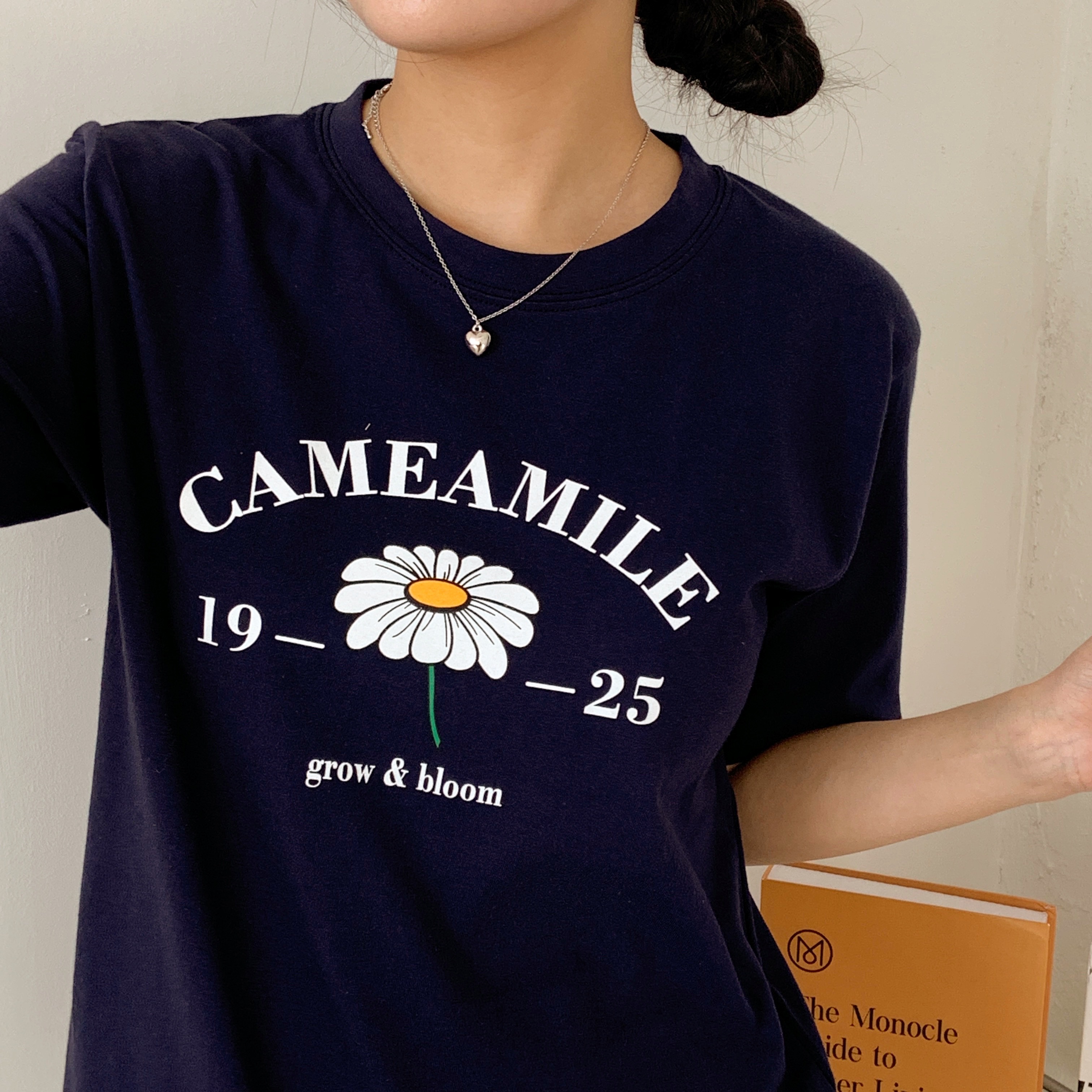 ラウンドネックルーズプリントTシャツ | 詳細画像3