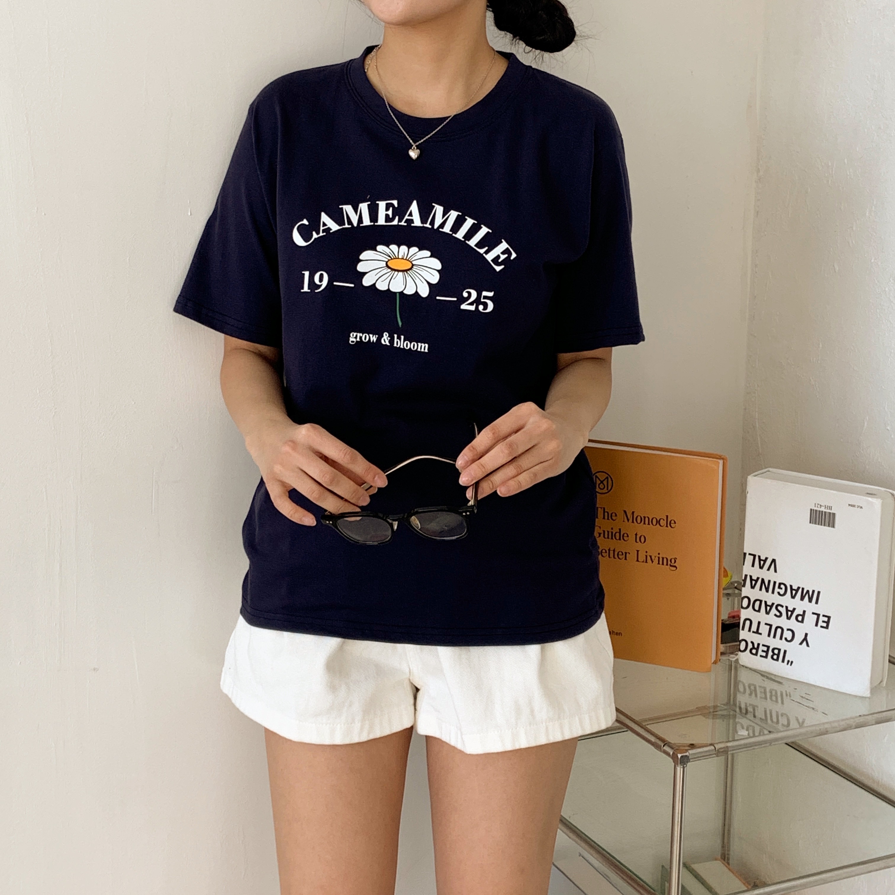 ラウンドネックルーズプリントTシャツ | 詳細画像4