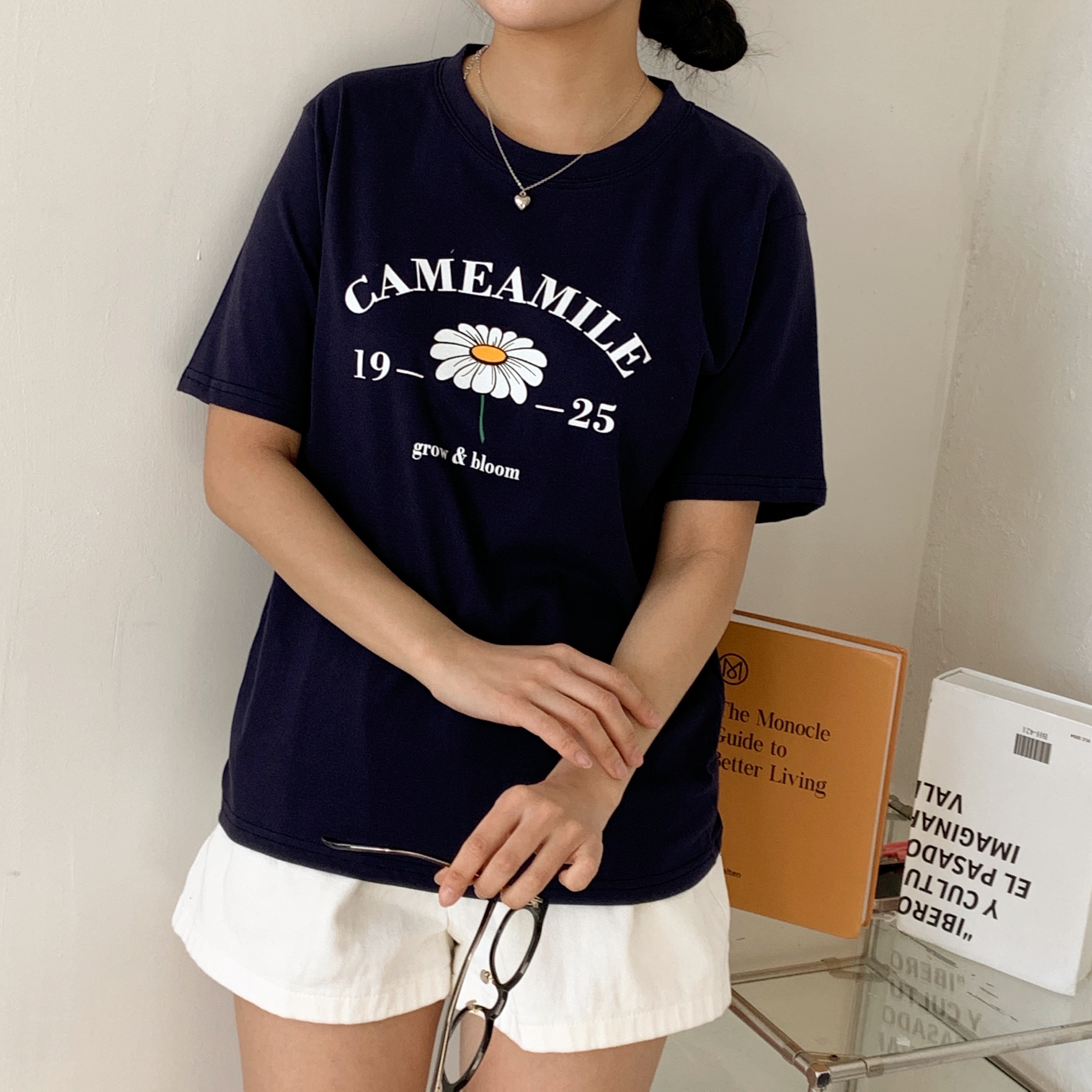 ラウンドネックルーズプリントTシャツ | 詳細画像5