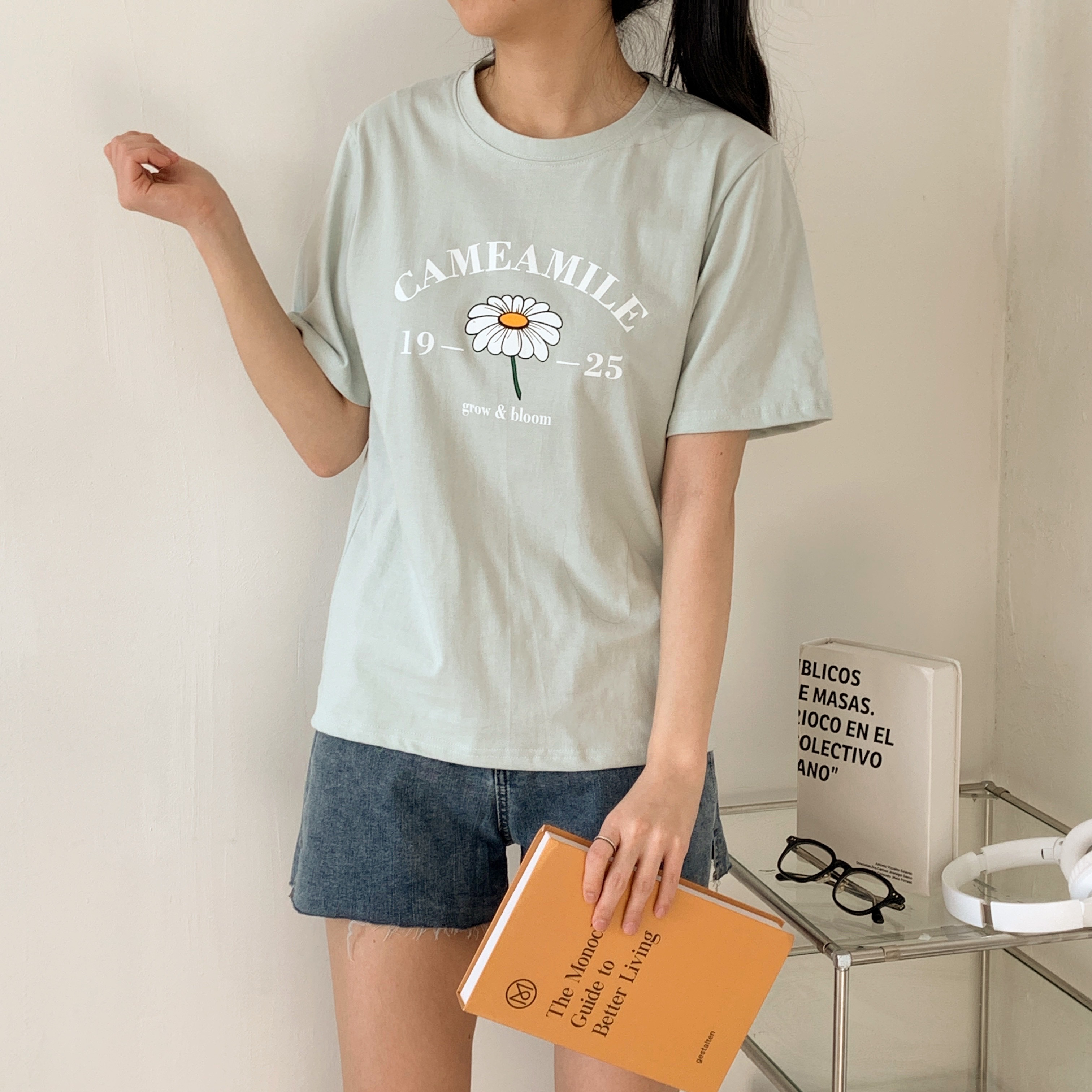 ラウンドネックルーズプリントTシャツ | 詳細画像11