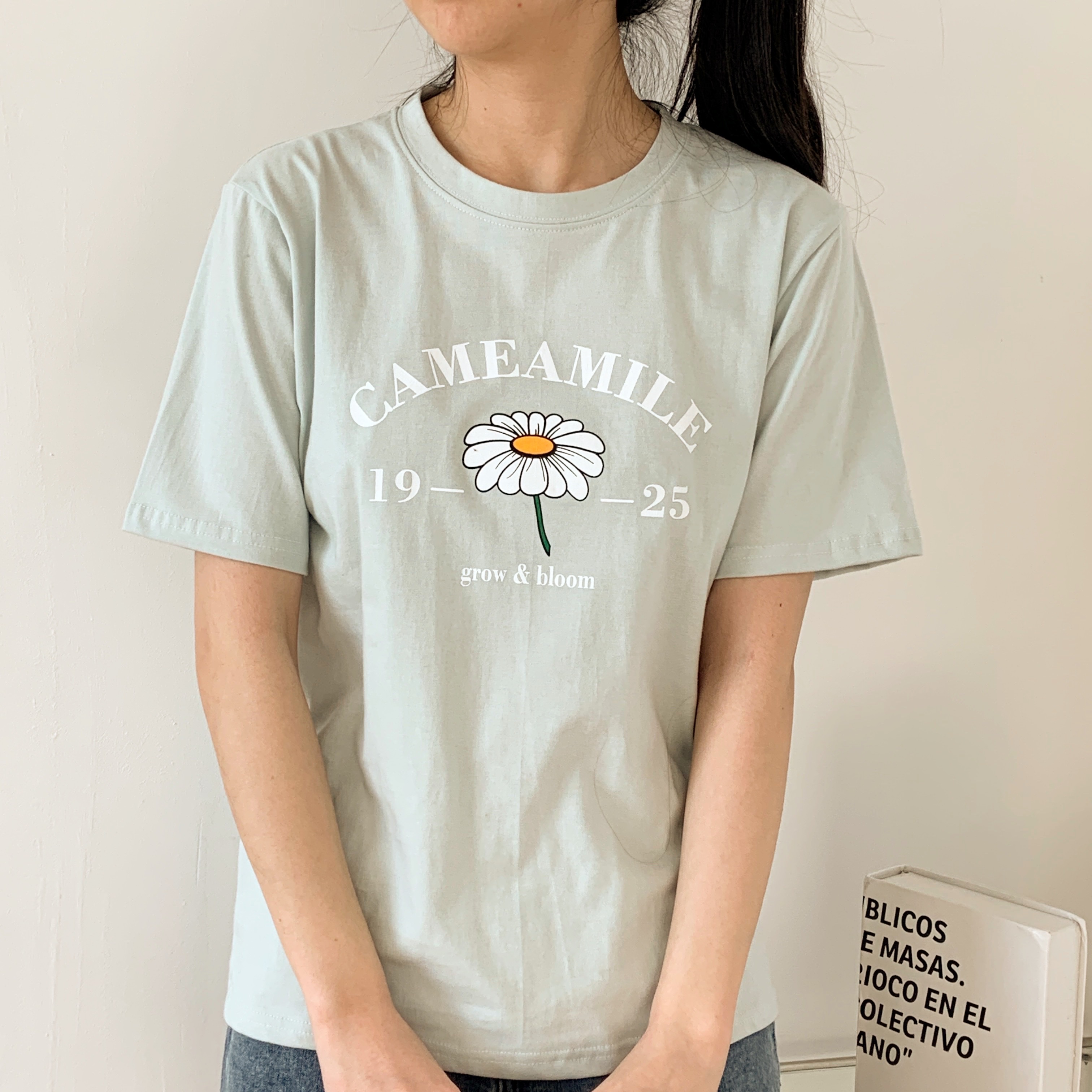 ラウンドネックルーズプリントTシャツ | 詳細画像12
