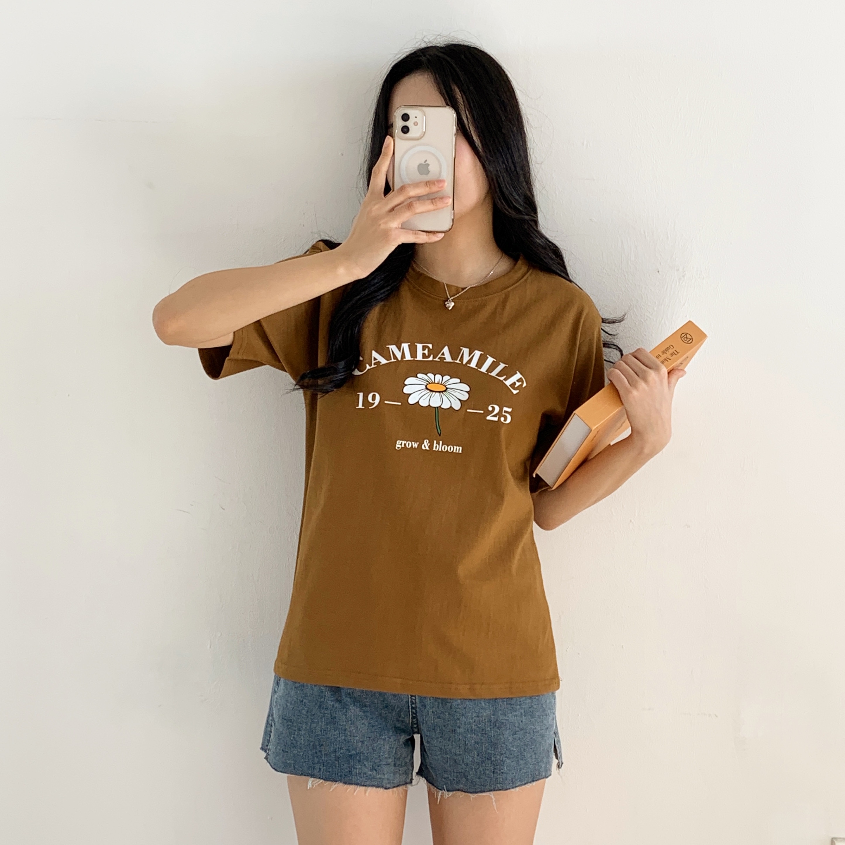 ラウンドネックルーズプリントTシャツ | 詳細画像13