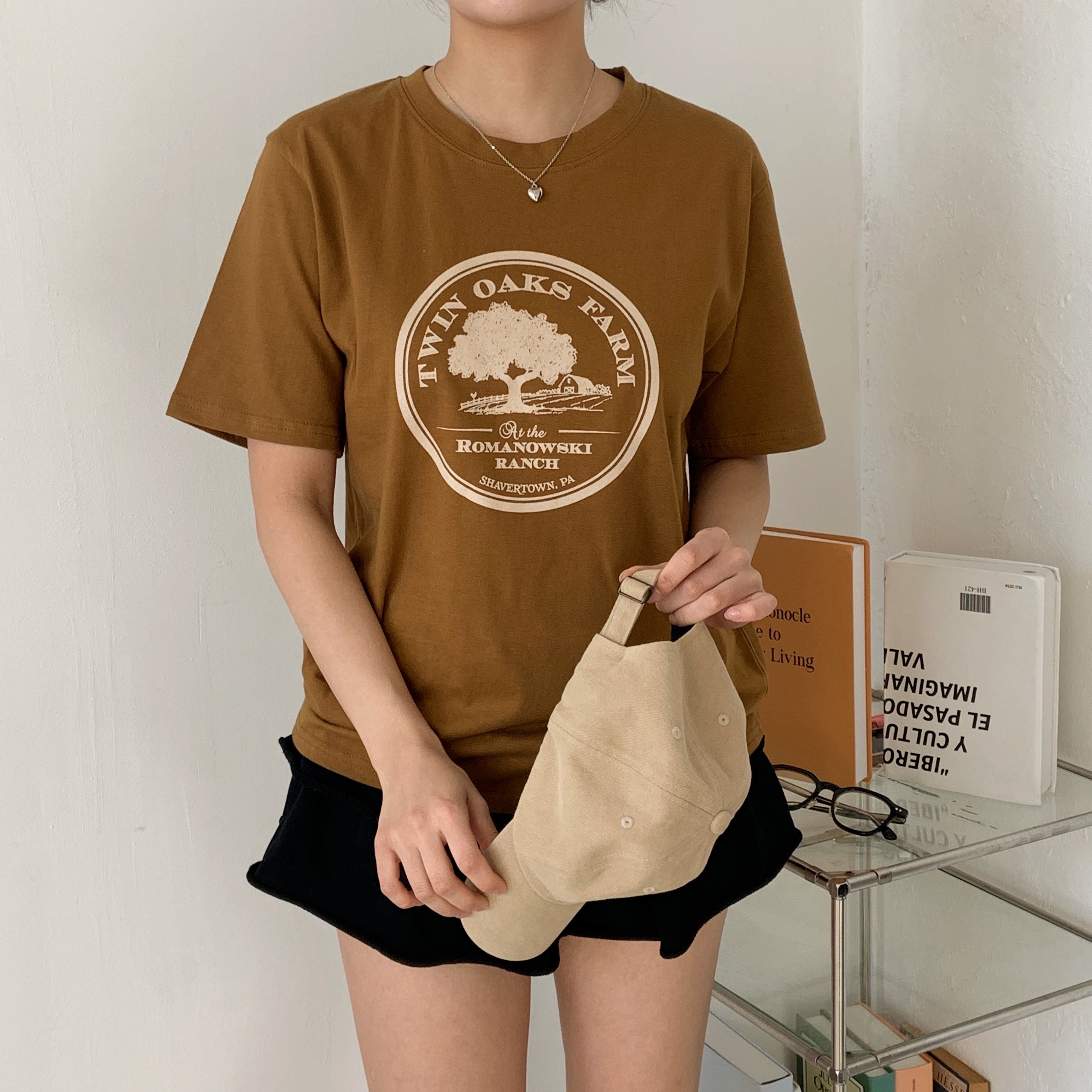 ルーズ半袖プリントTシャツ | 詳細画像5