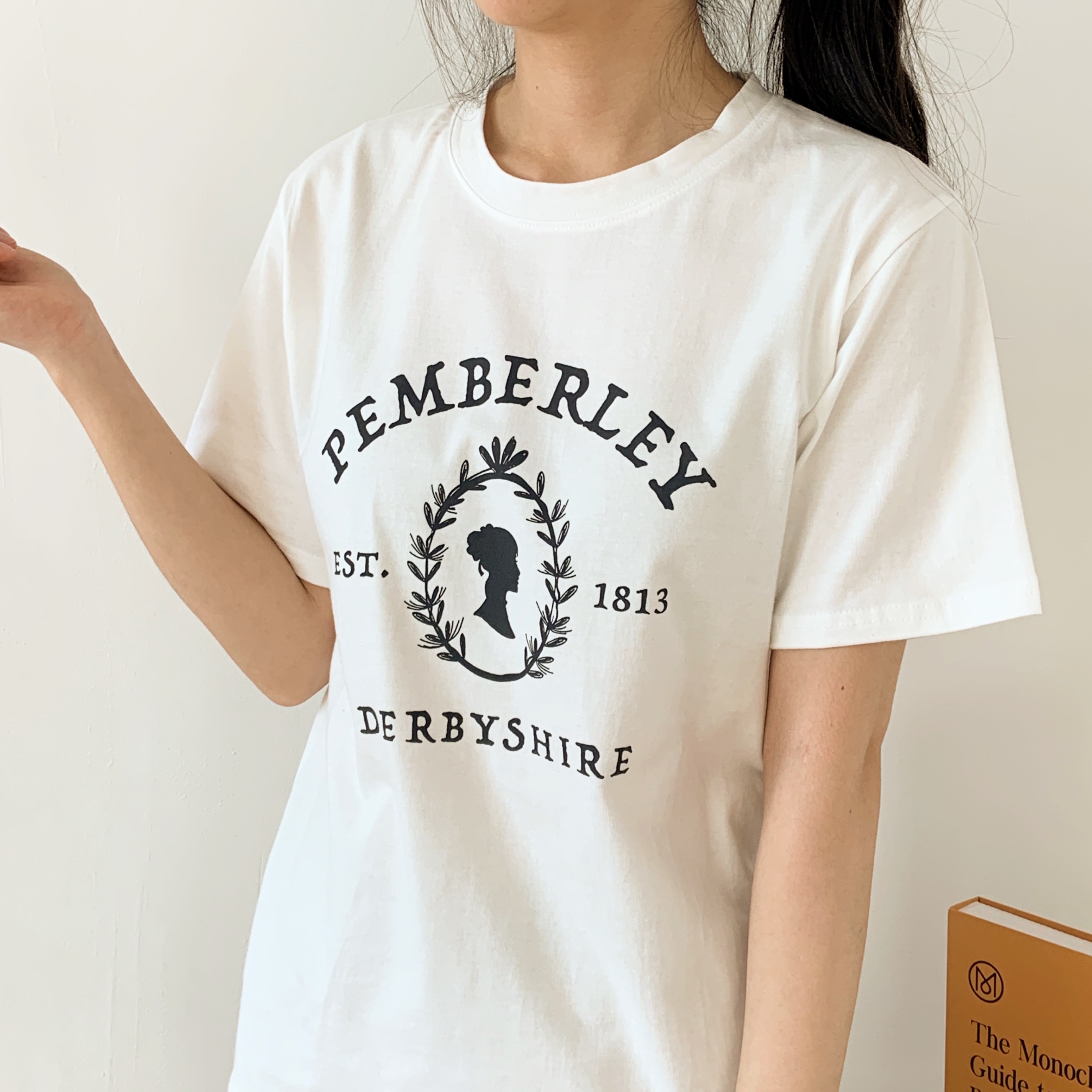 コットンラウンドネックプリントTシャツ | 詳細画像9