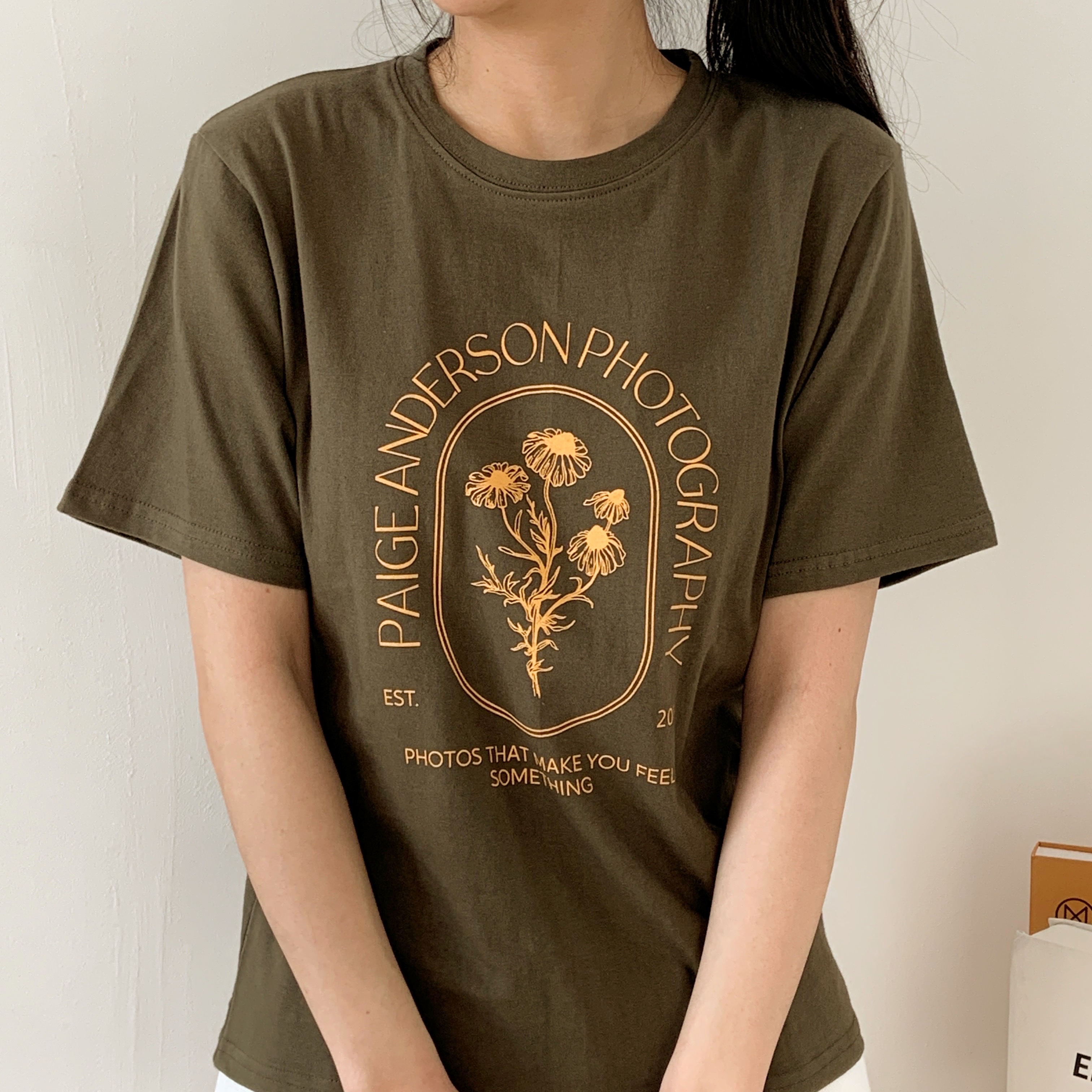コットン半袖レタリングTシャツ | 詳細画像2