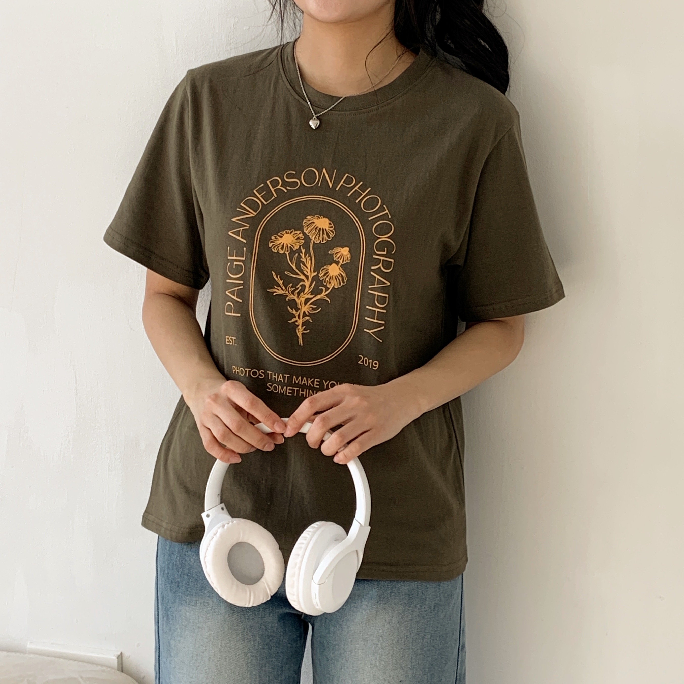 コットン半袖レタリングTシャツ | 詳細画像4