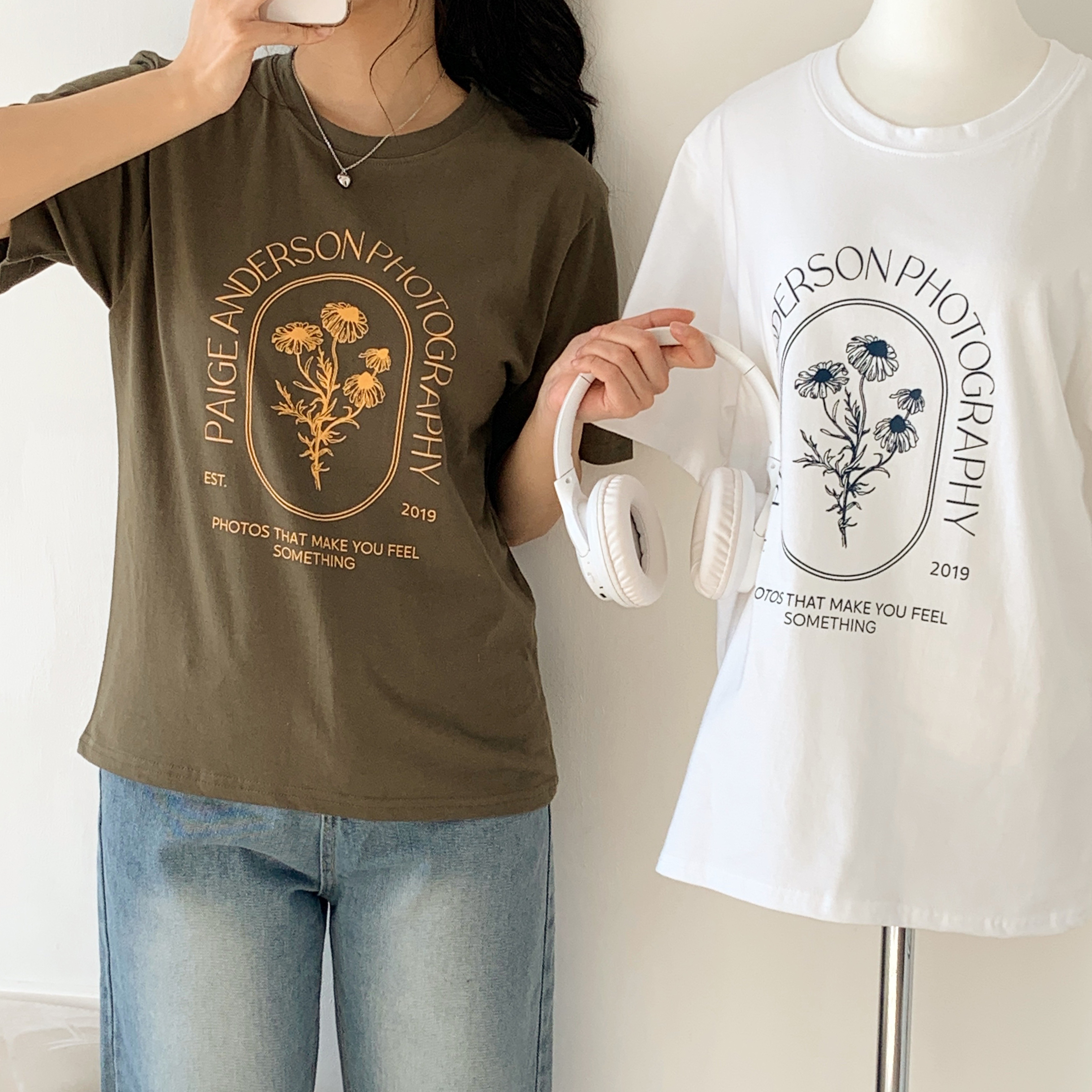 コットン半袖レタリングTシャツ | 詳細画像5