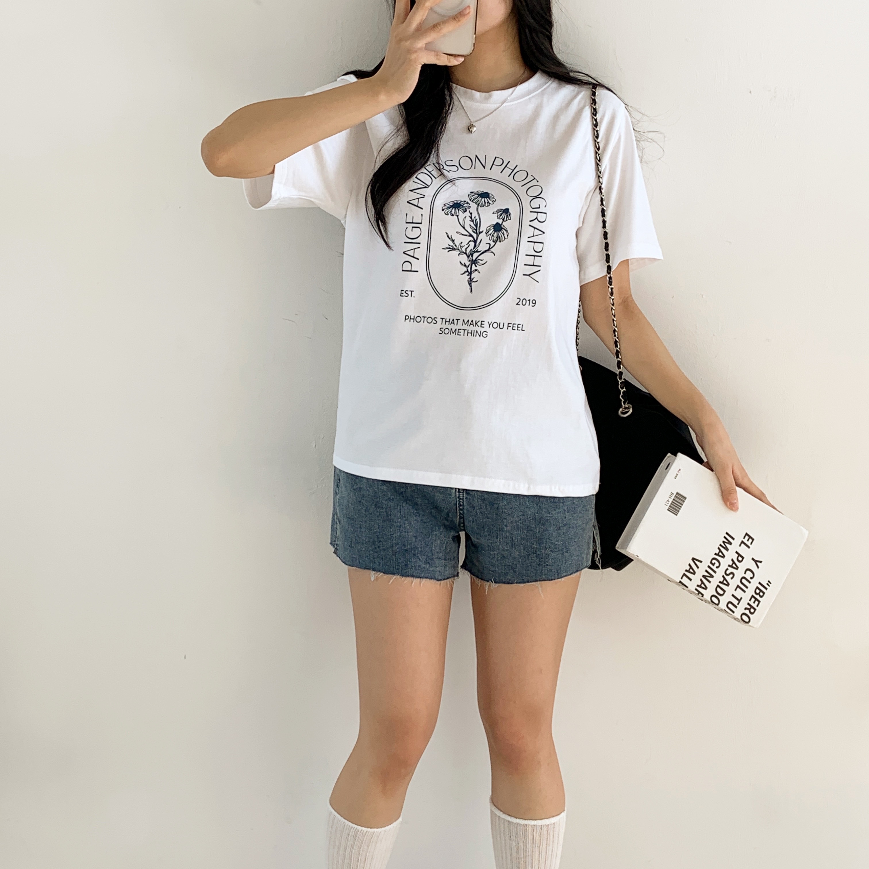 コットン半袖レタリングTシャツ | 詳細画像9