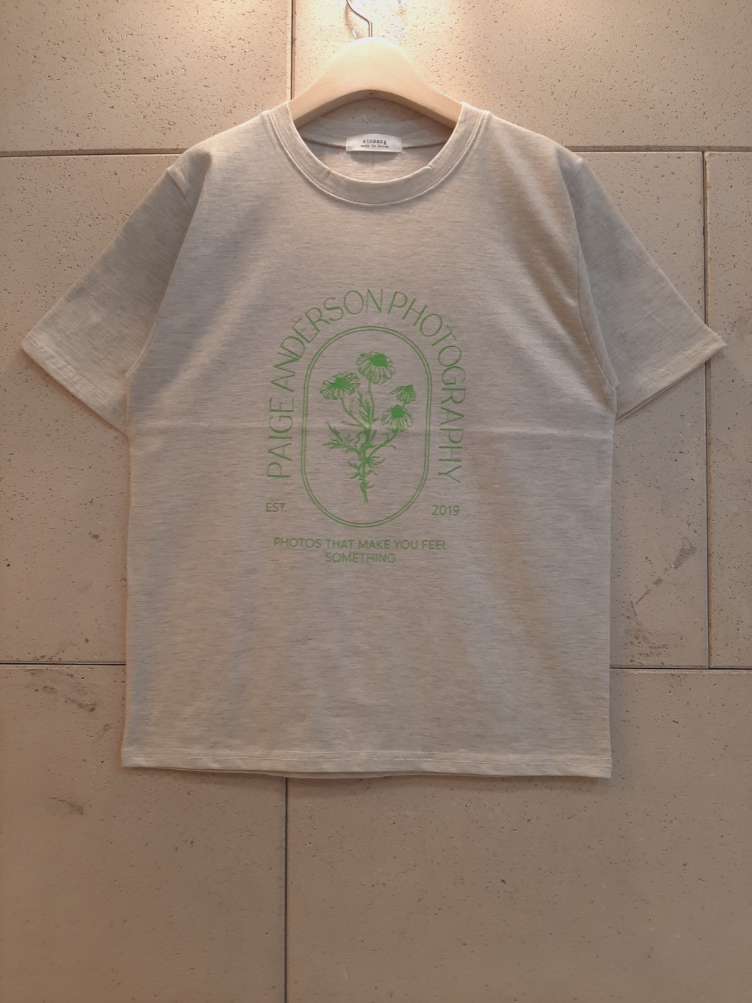 コットン半袖レタリングTシャツ | 詳細画像12