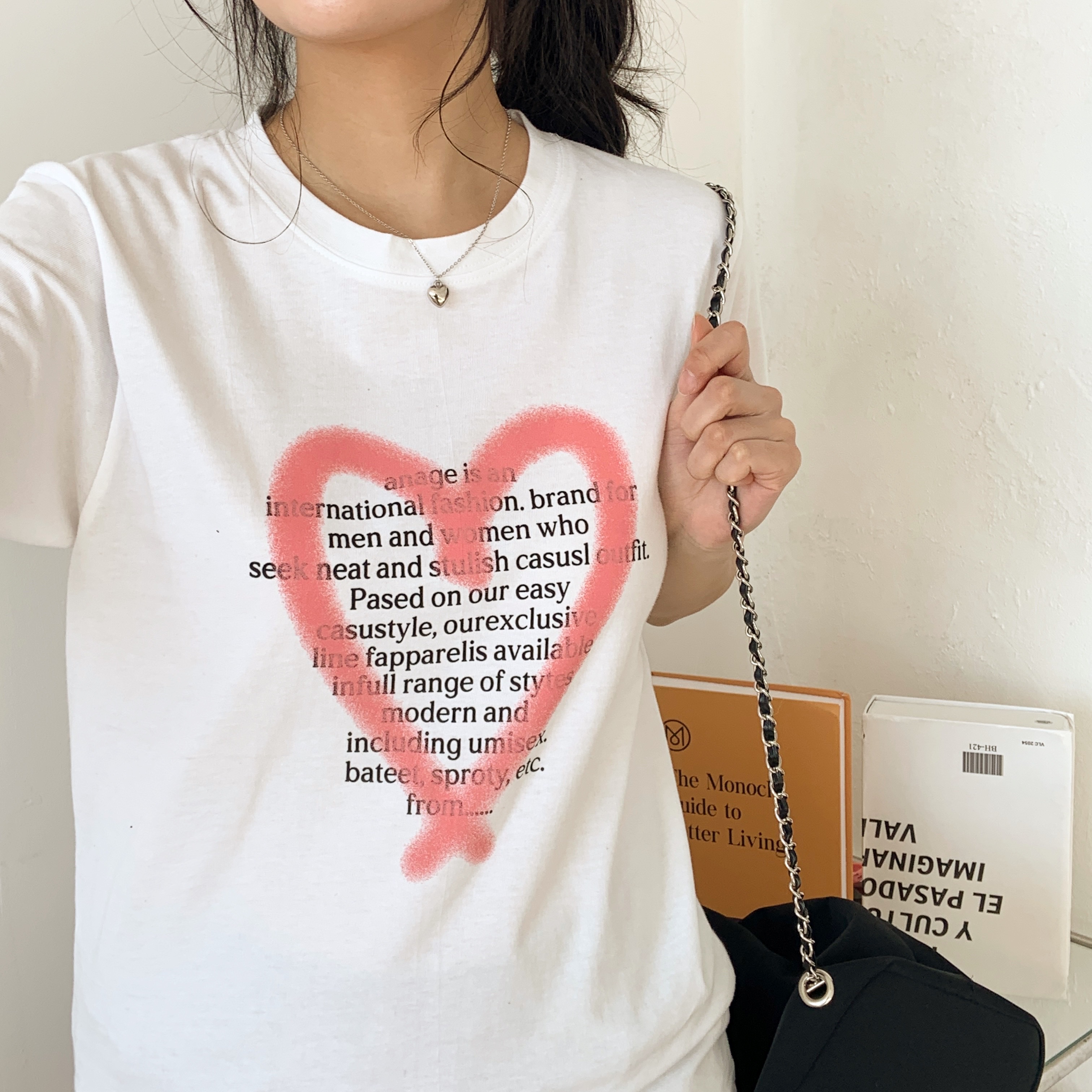 ラウンドネックプリントTシャツ | 詳細画像3