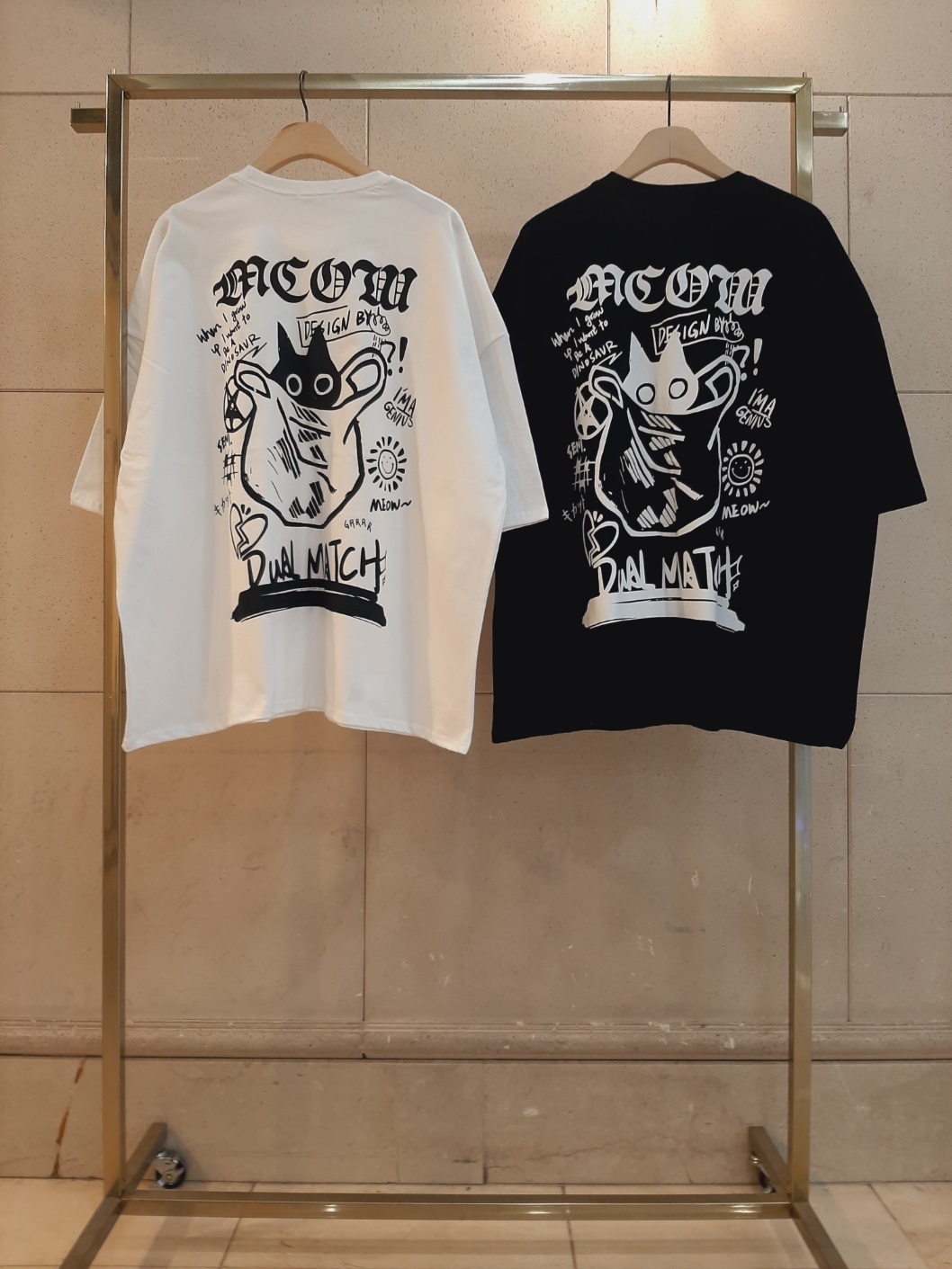 ラウンドネックボクシープリントTシャツ | 詳細画像8