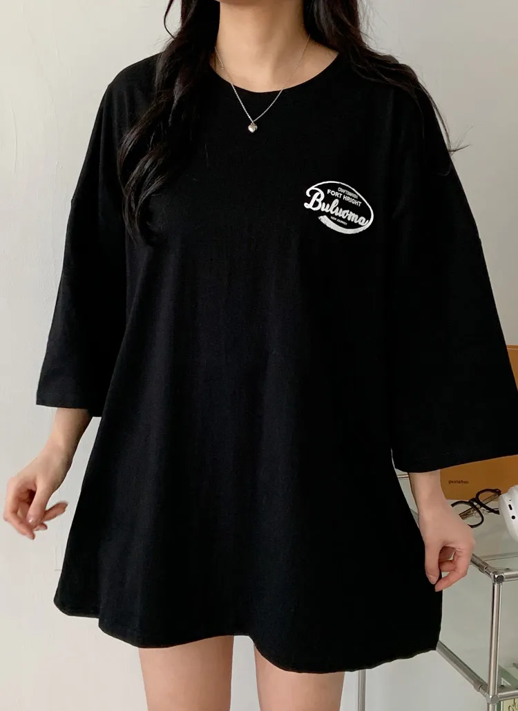 ボクシー半袖プリントTシャツ | 詳細画像1
