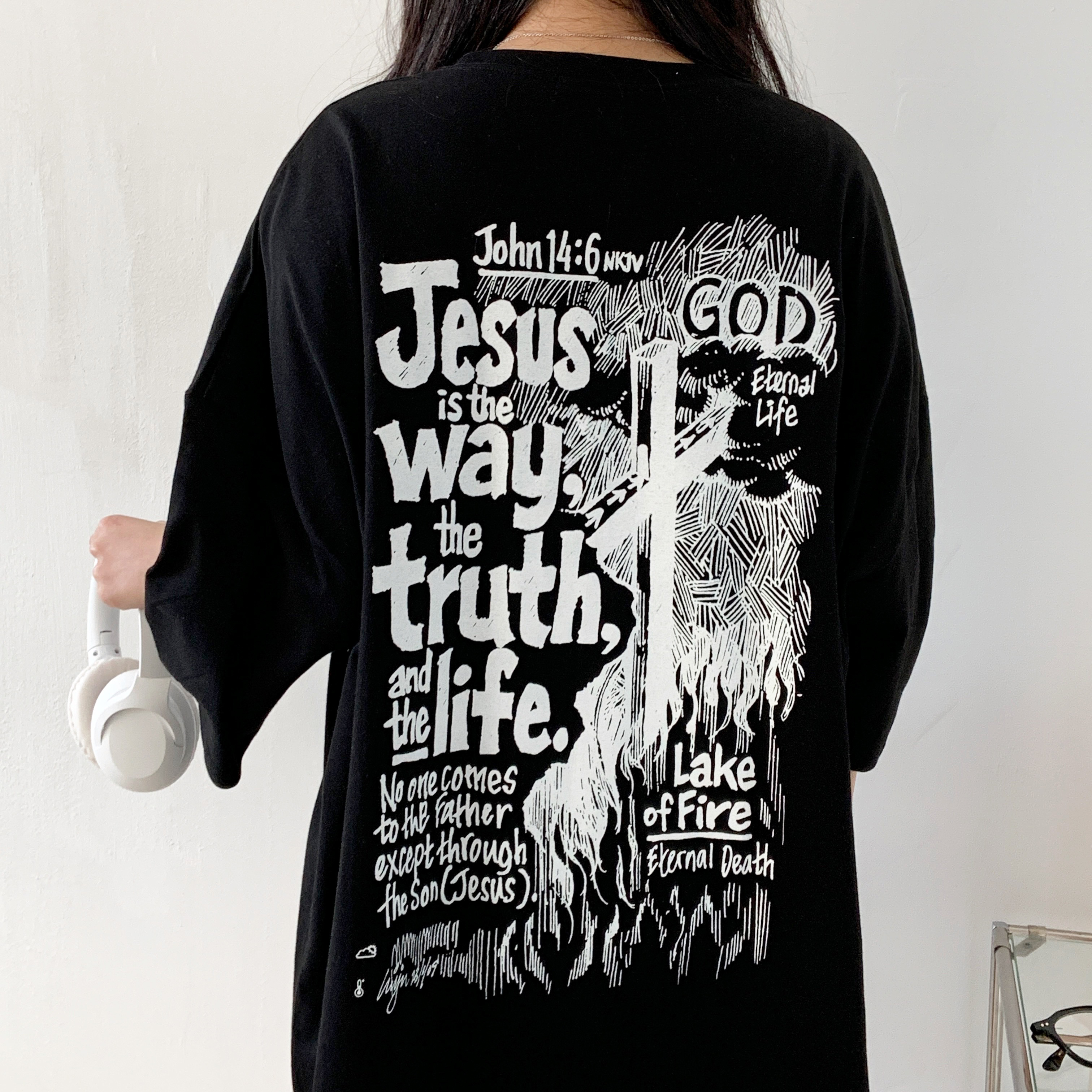 ボクシー半袖プリントTシャツ | 詳細画像5