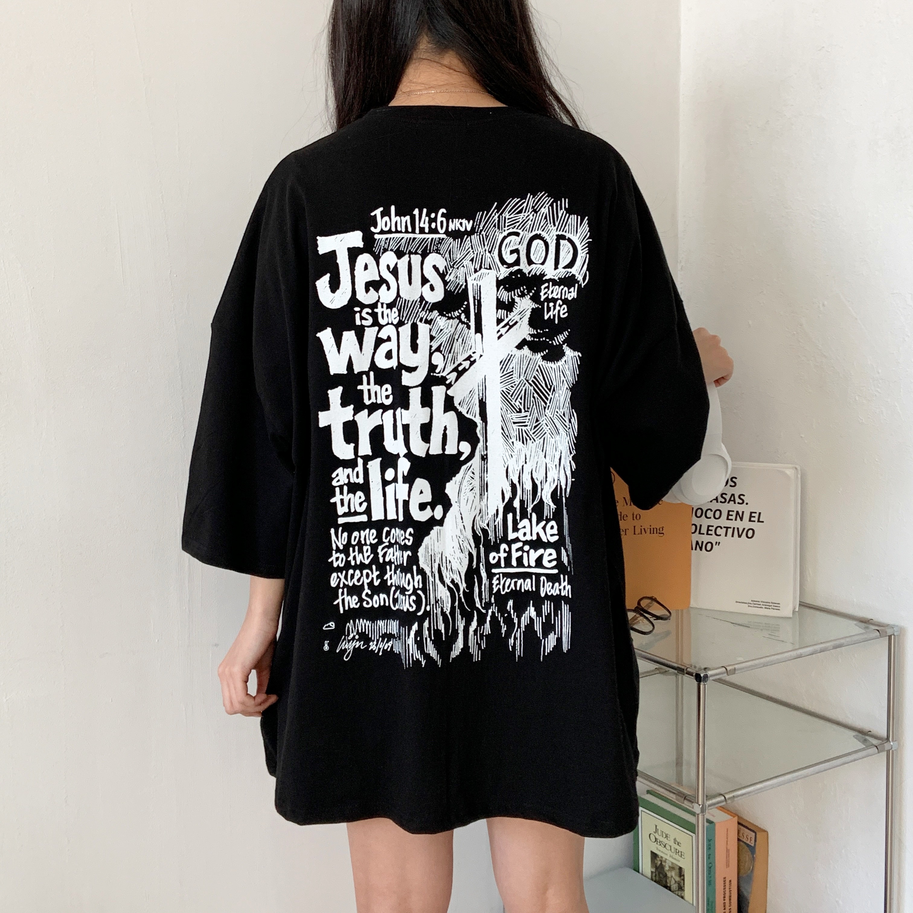 ボクシー半袖プリントTシャツ | 詳細画像11