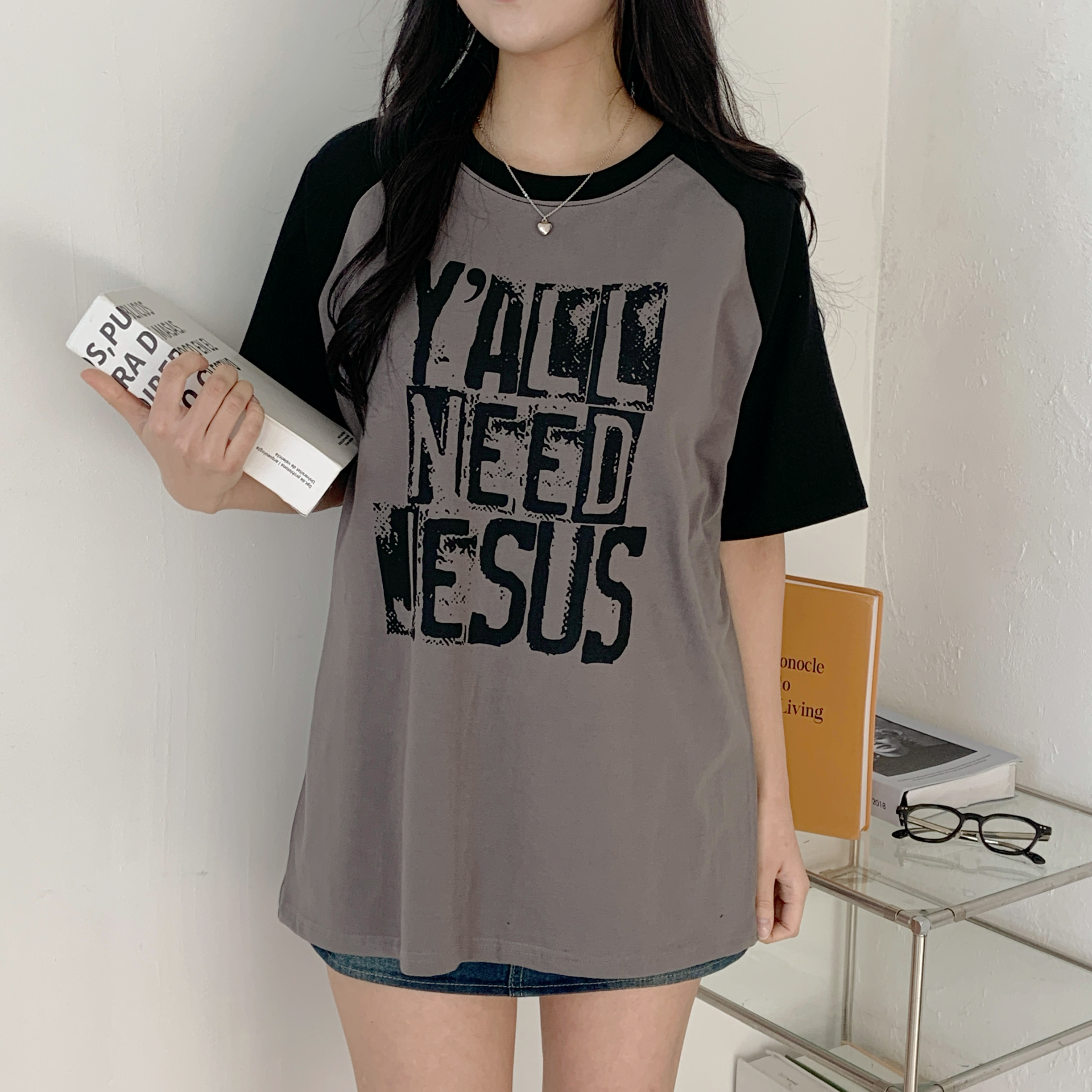 ラグラン半袖プリントTシャツ | 詳細画像3
