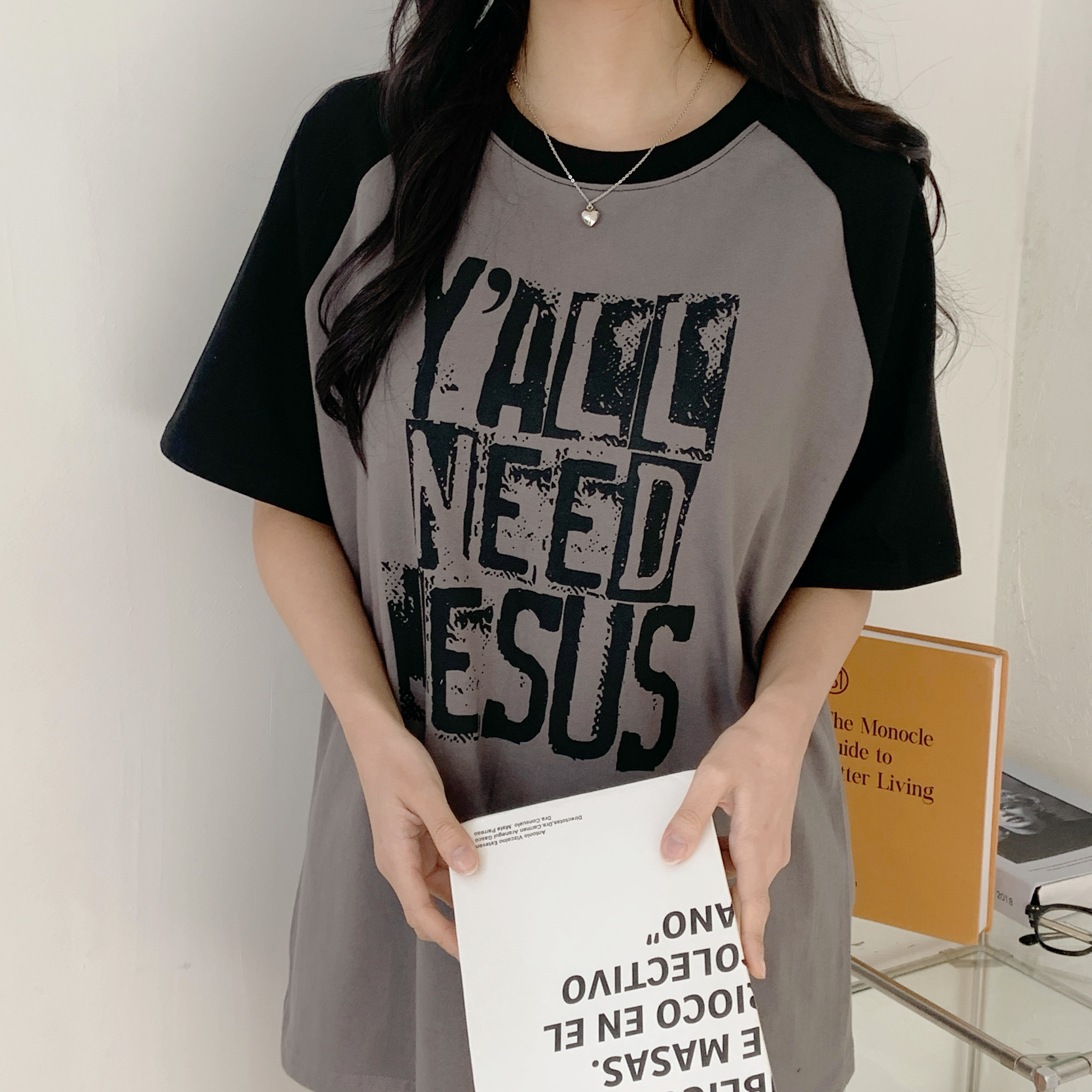 ラグラン半袖プリントTシャツ | 詳細画像4