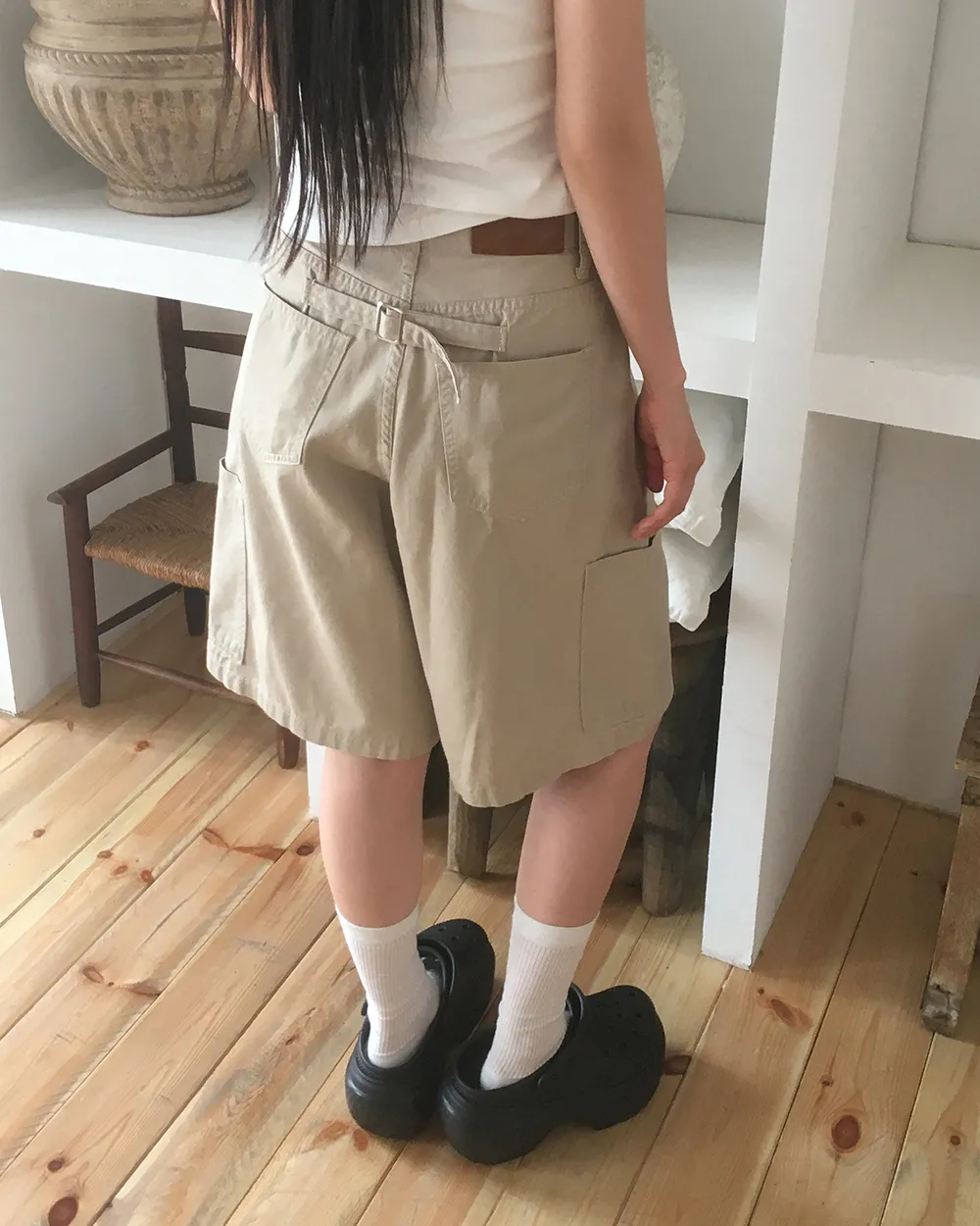コットンポケットアジャストカーゴバミューダパンツ | WONDERWONDER | 詳細画像1