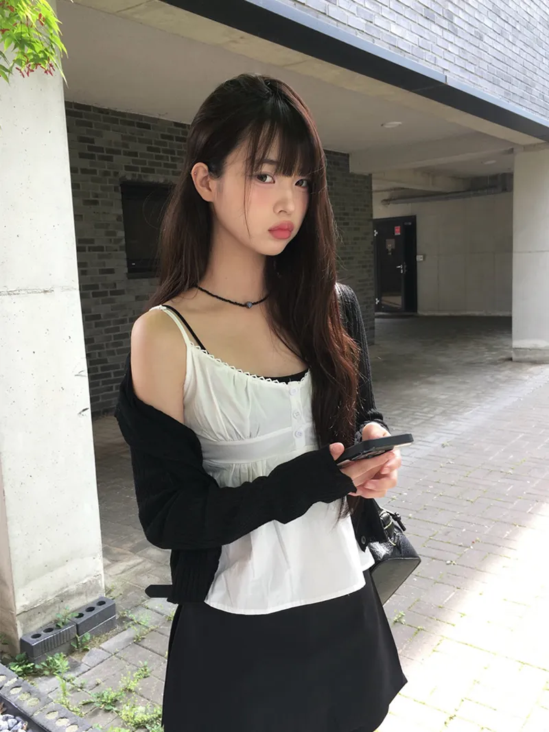バックゴムギャザーバックリボンキャミブラウス | anyonemore | 詳細画像1