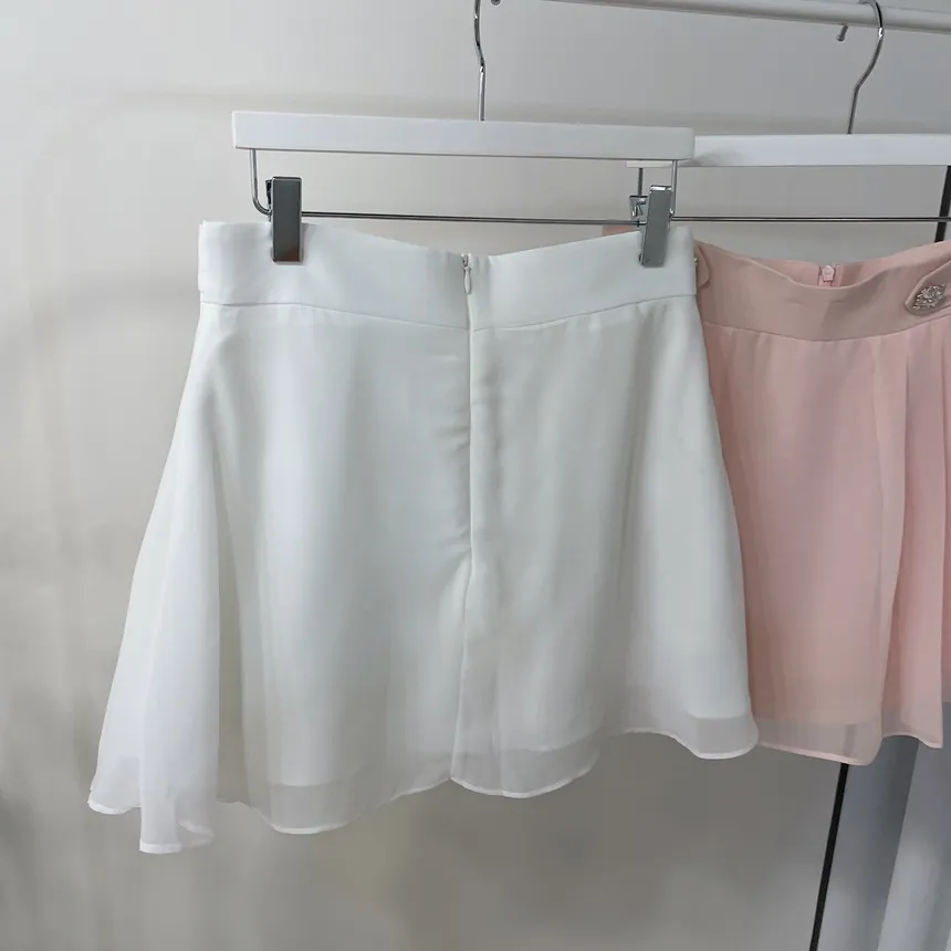 パンツ裏地シフォンキュービックスカート | mirangmirang | 詳細画像62
