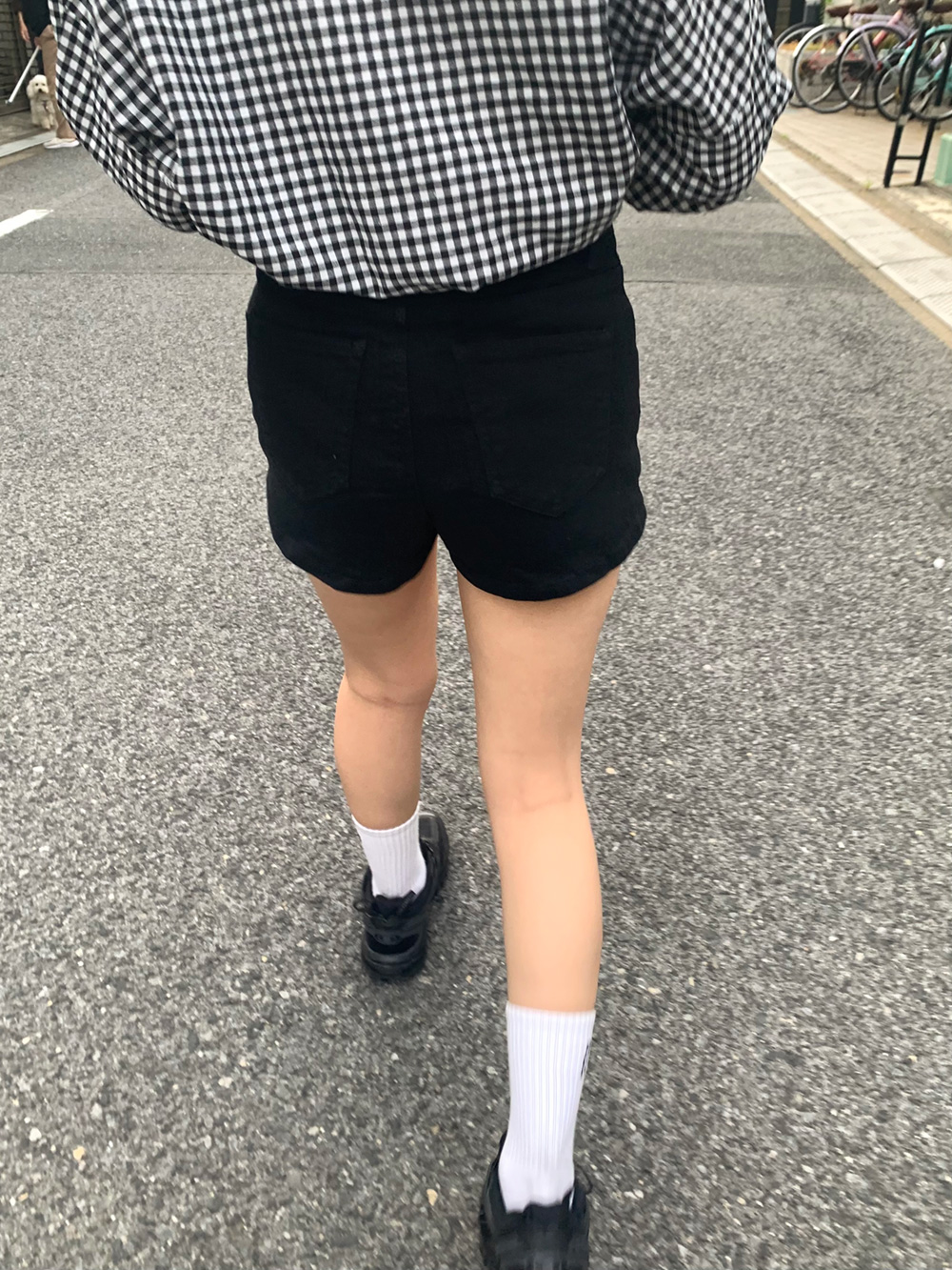 腰パッド入りハイウエストショートパンツ | 詳細画像6