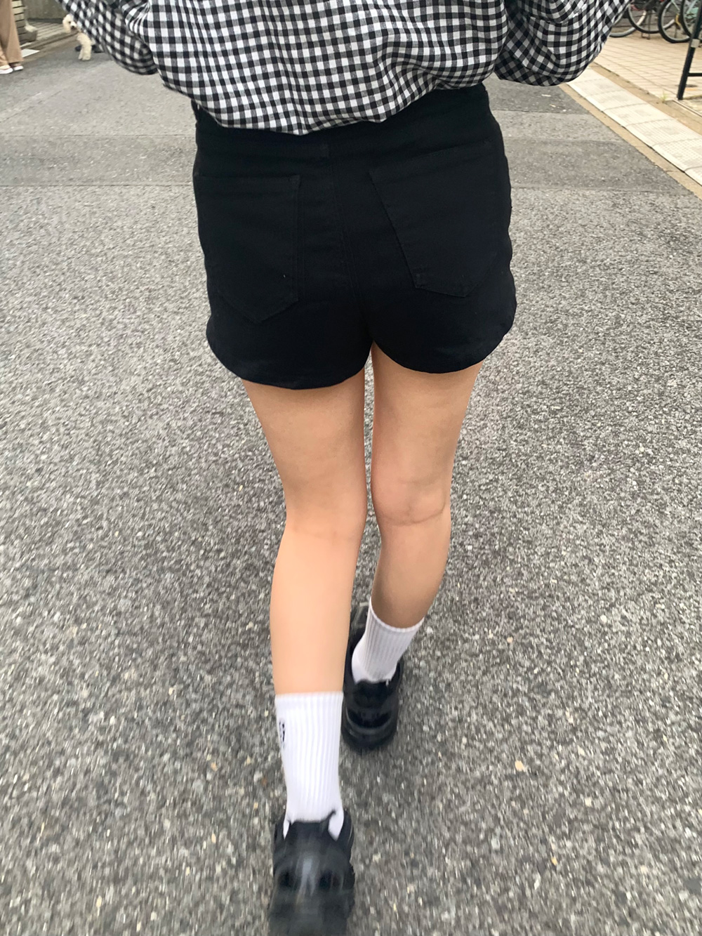 腰パッド入りハイウエストショートパンツ | 詳細画像7