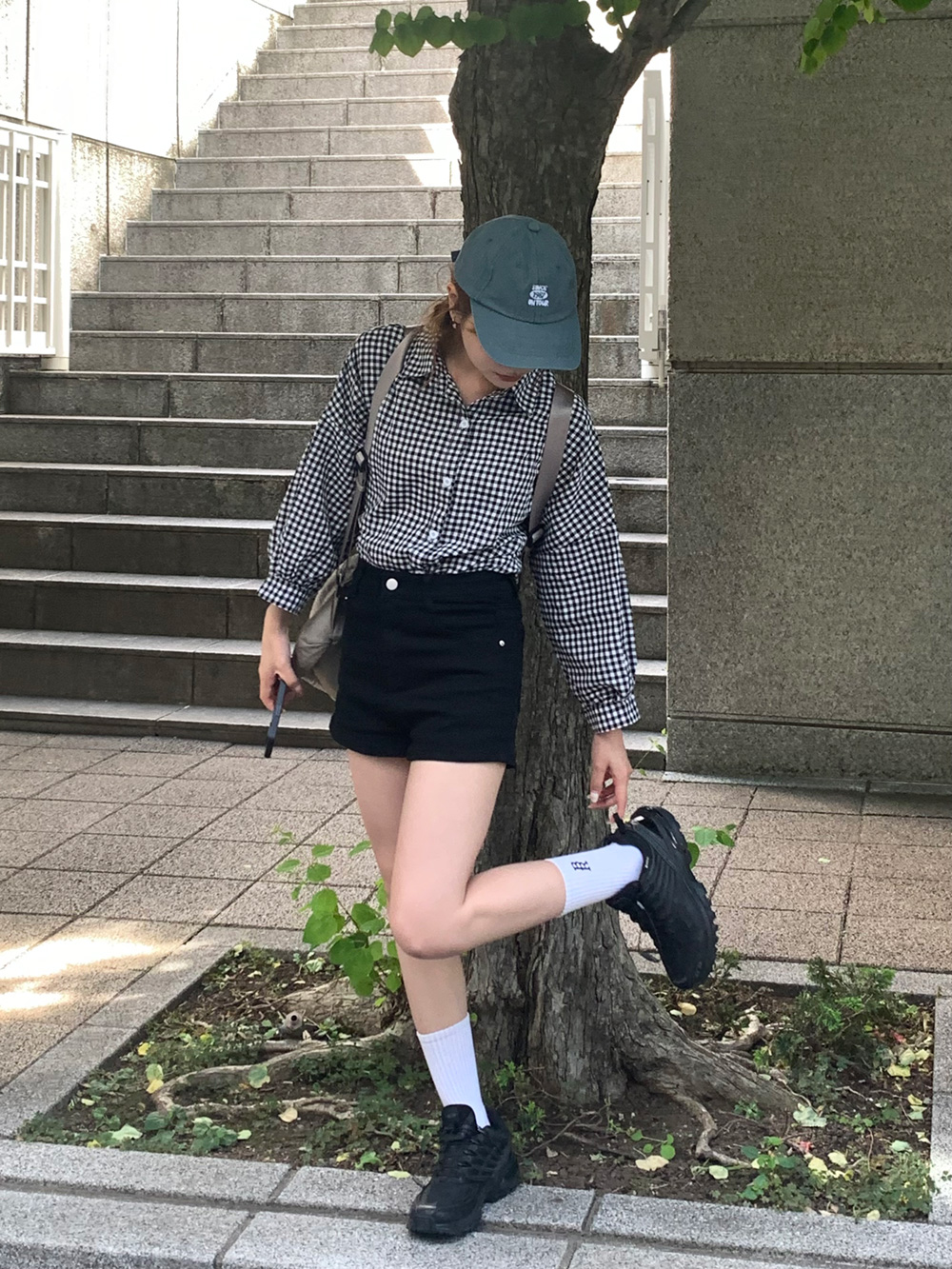 腰パッド入りハイウエストショートパンツ | 詳細画像8