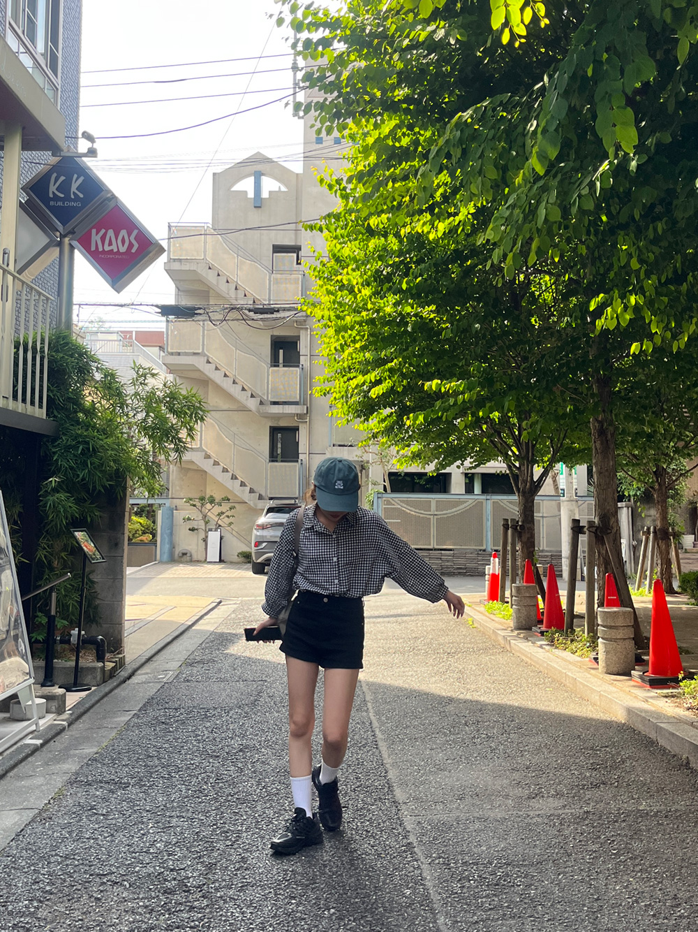 腰パッド入りハイウエストショートパンツ | 詳細画像12