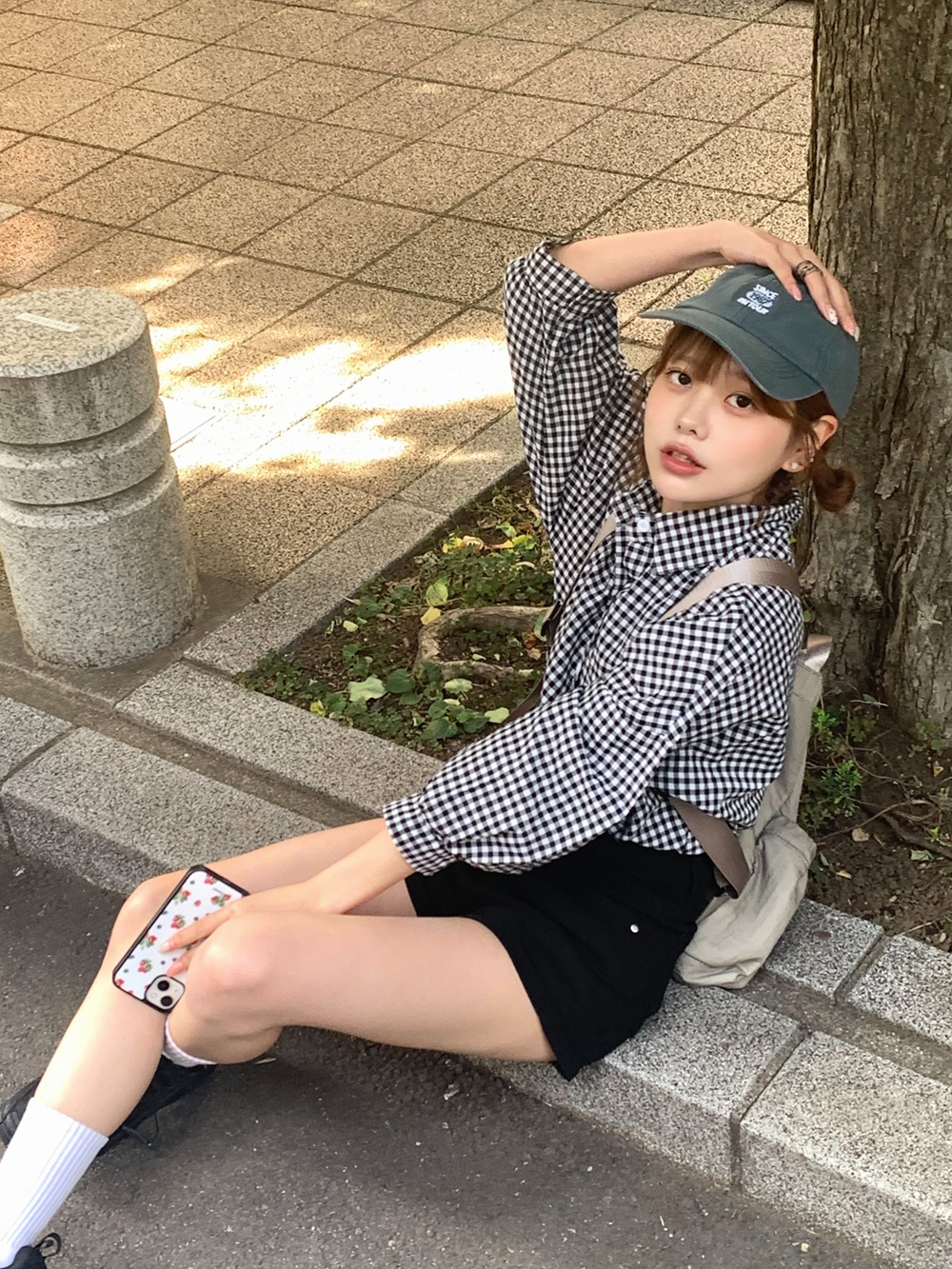 【美品】todayful ギンガムチェックパフスリーブ パフスリーブフラワーギンガムチェックブラウス – jemiremi
