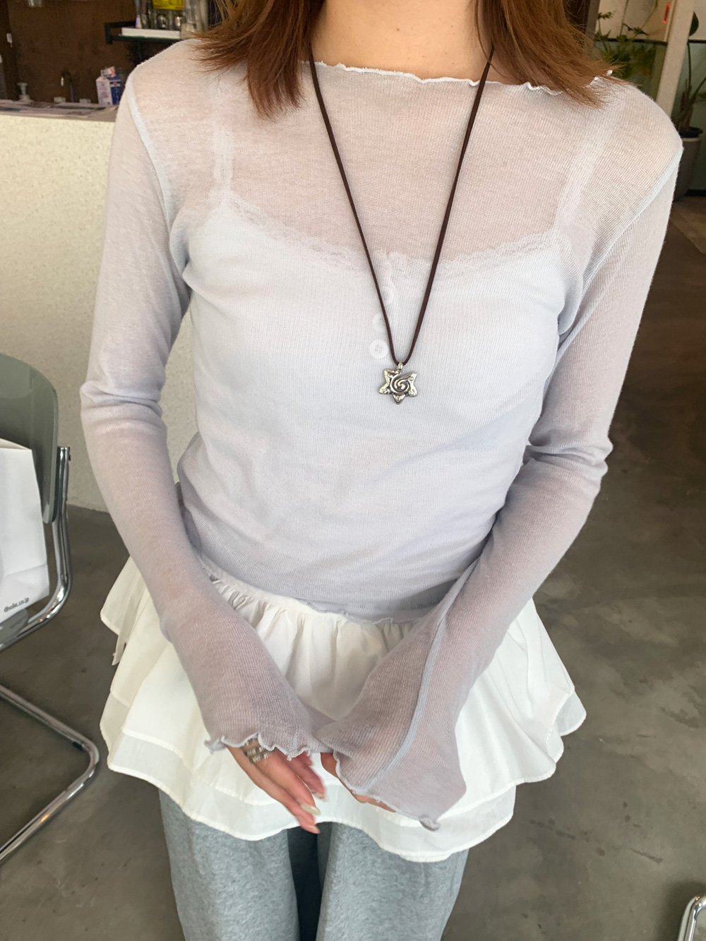 メロウネックシアーカットソー | 詳細画像9