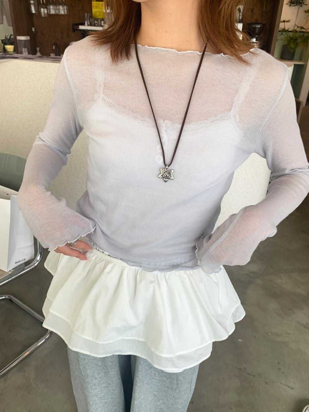 メロウネックシアーカットソー | 詳細画像10