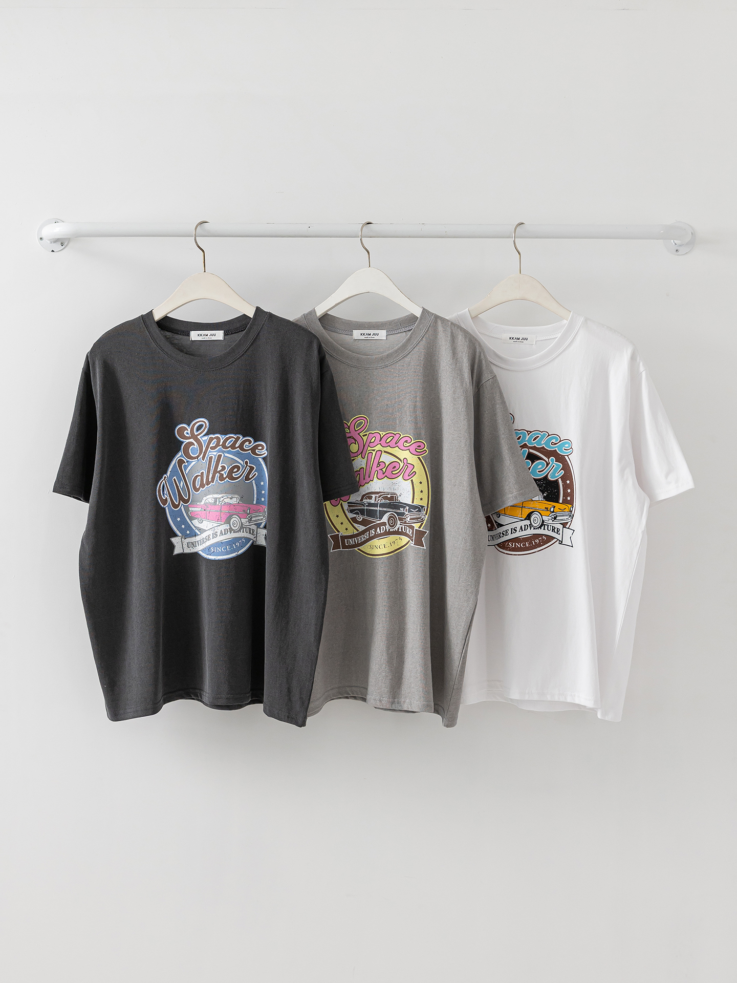 コットンラウンドネック半袖プリントTシャツ | 詳細画像20