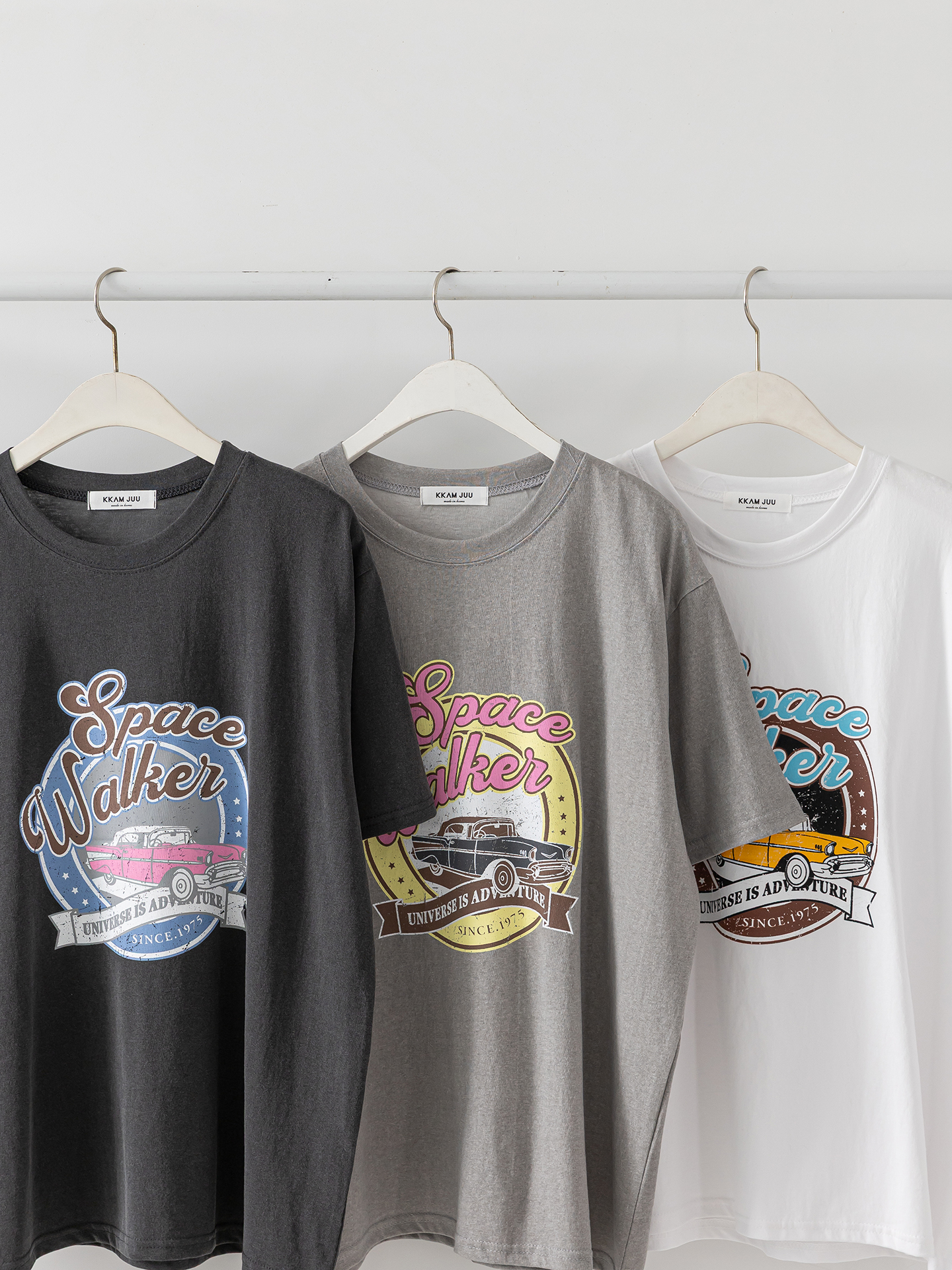 コットンラウンドネック半袖プリントTシャツ | 詳細画像21