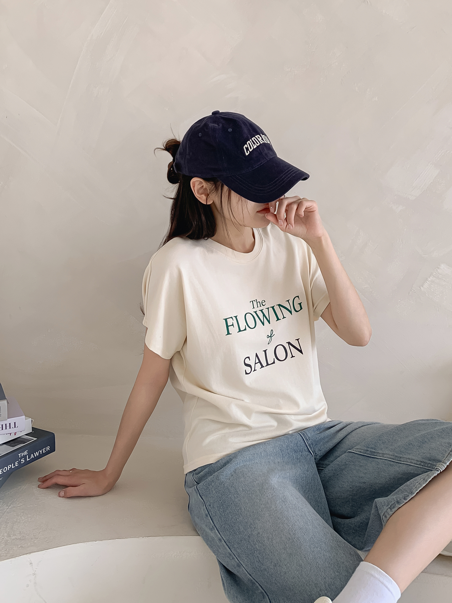 ソフトラウンドネックスリム半袖プリントTシャツ | 詳細画像16