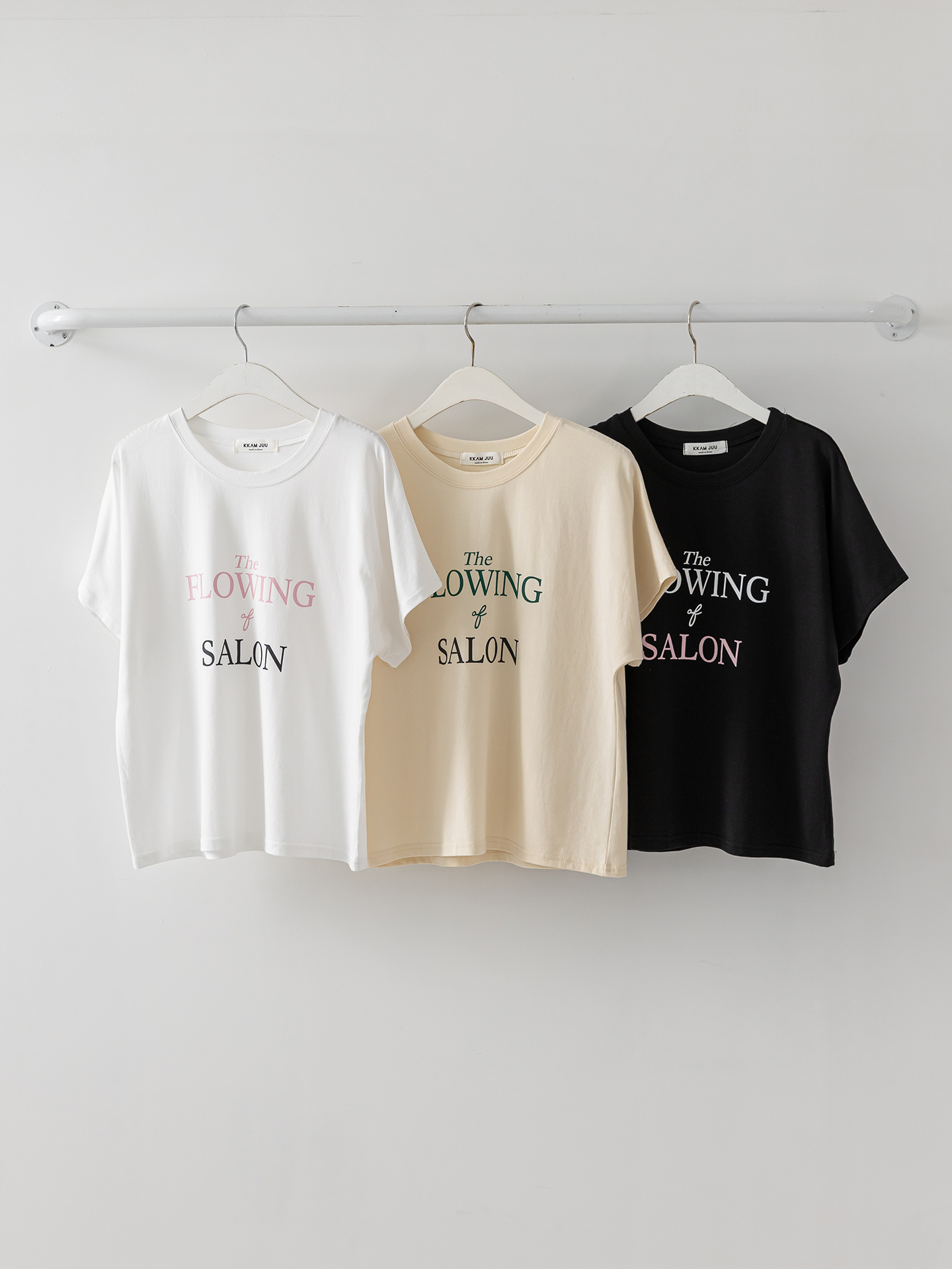 ソフトラウンドネックスリム半袖プリントTシャツ | 詳細画像18
